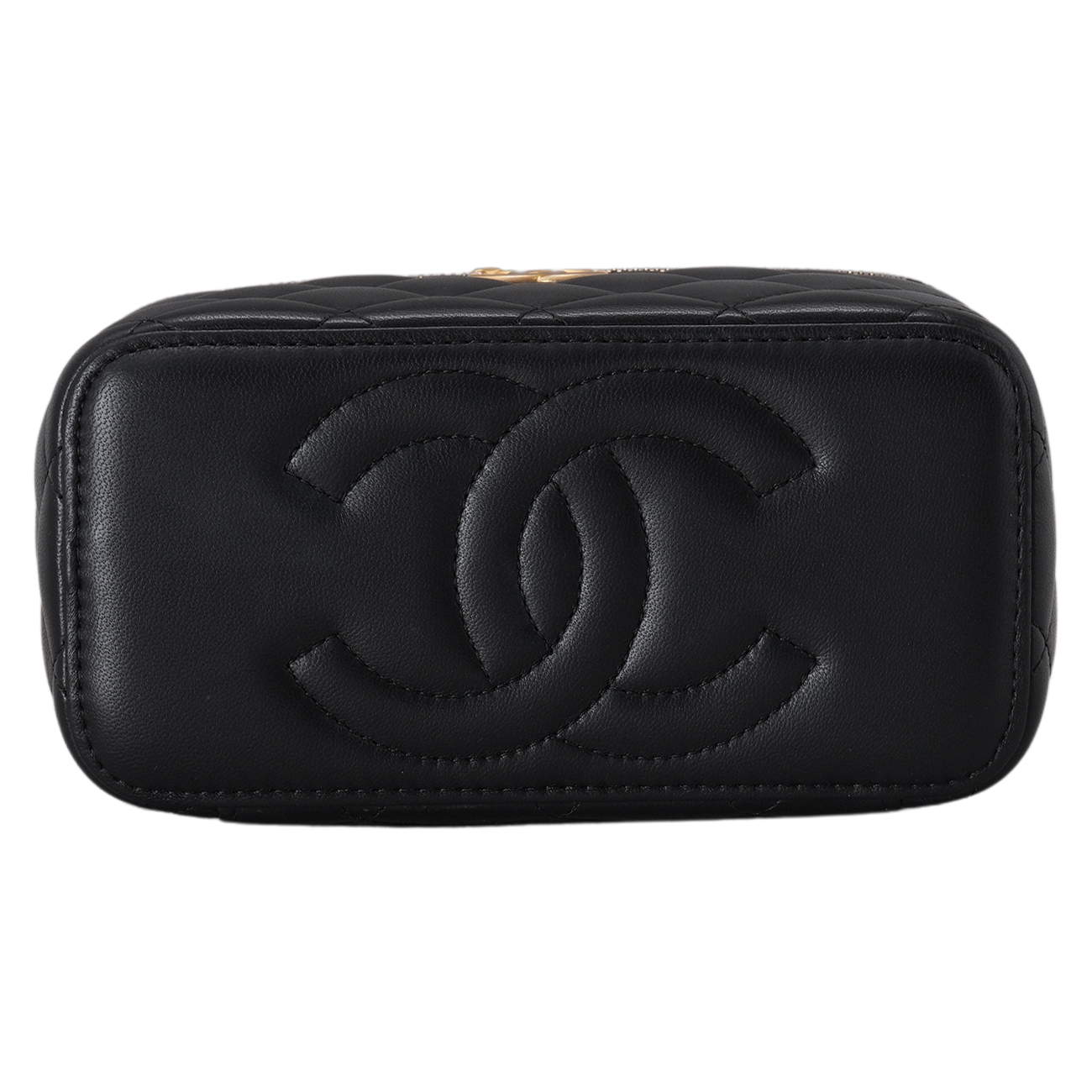 CHANEL(USED)샤넬 까멜리아 골든볼 베니티 블랙