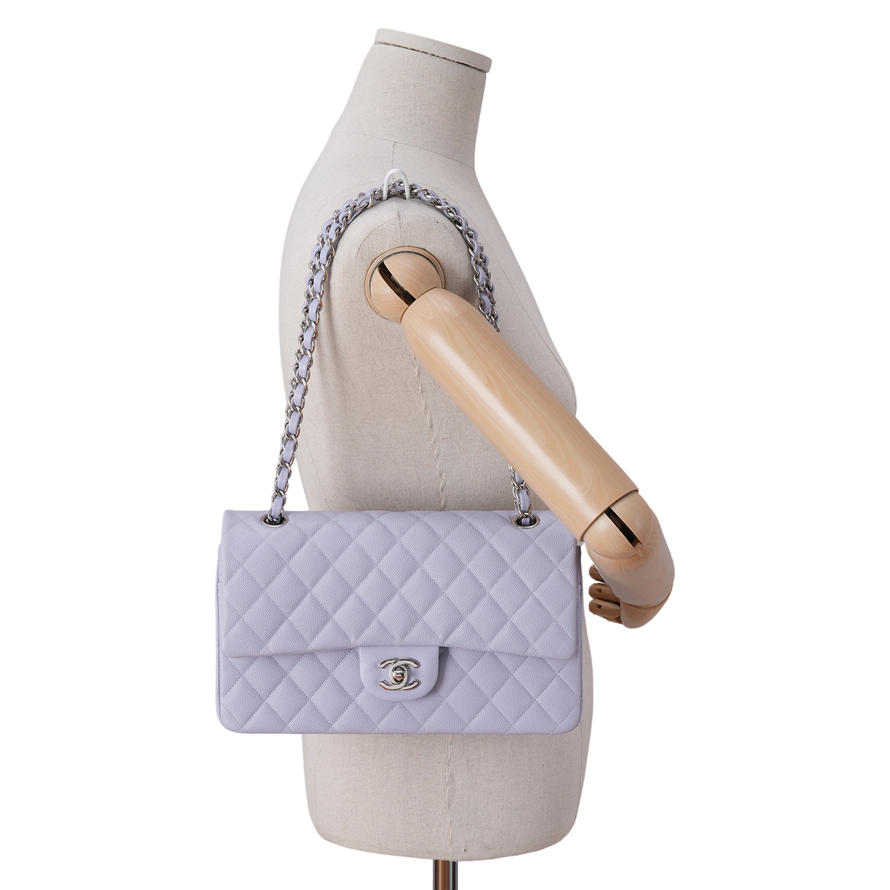 CHANEL(USED)샤넬 캐비어 클래식 미듐 플랩백