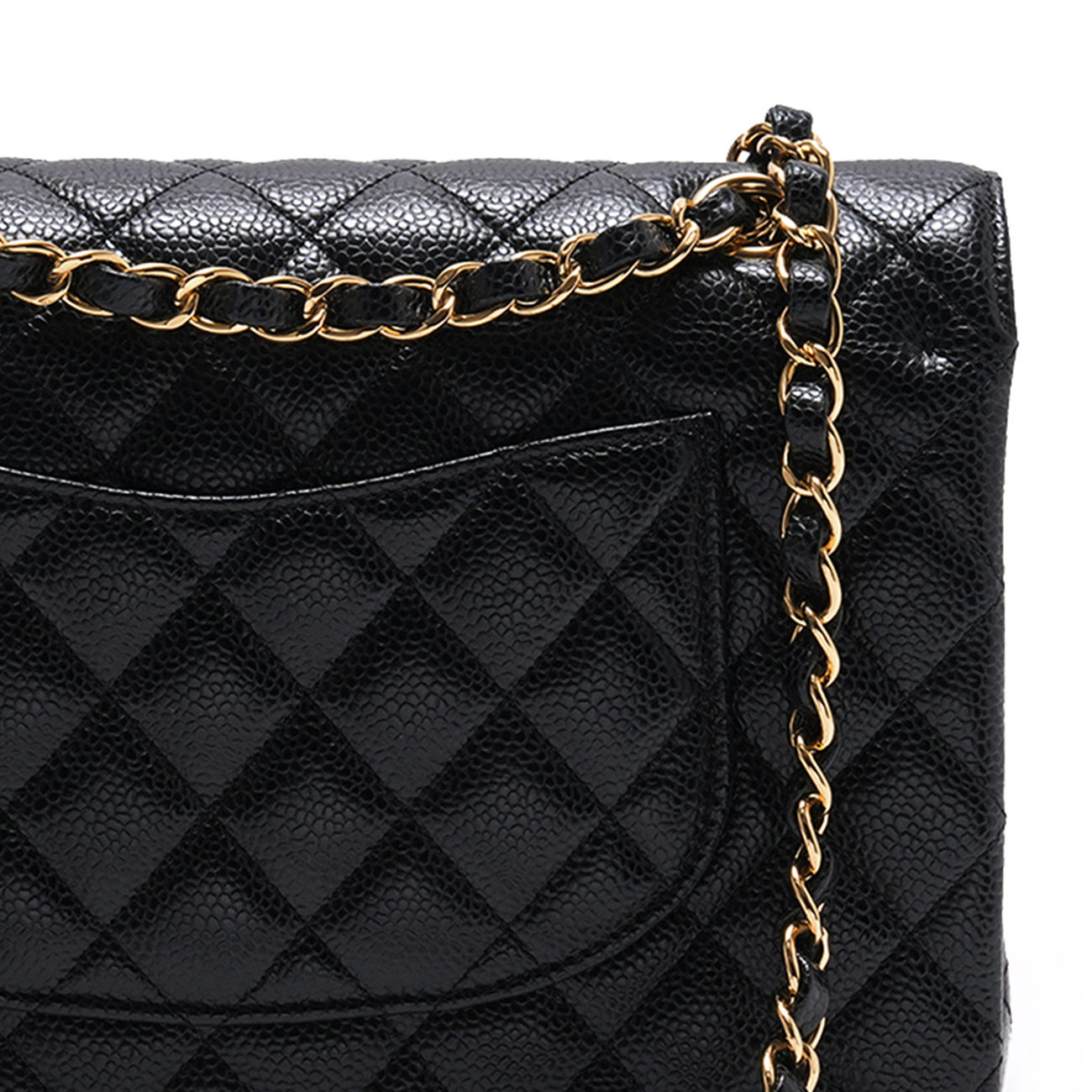 CHANEL(USED)샤넬 캐비어 클래식 미듐 플랩백