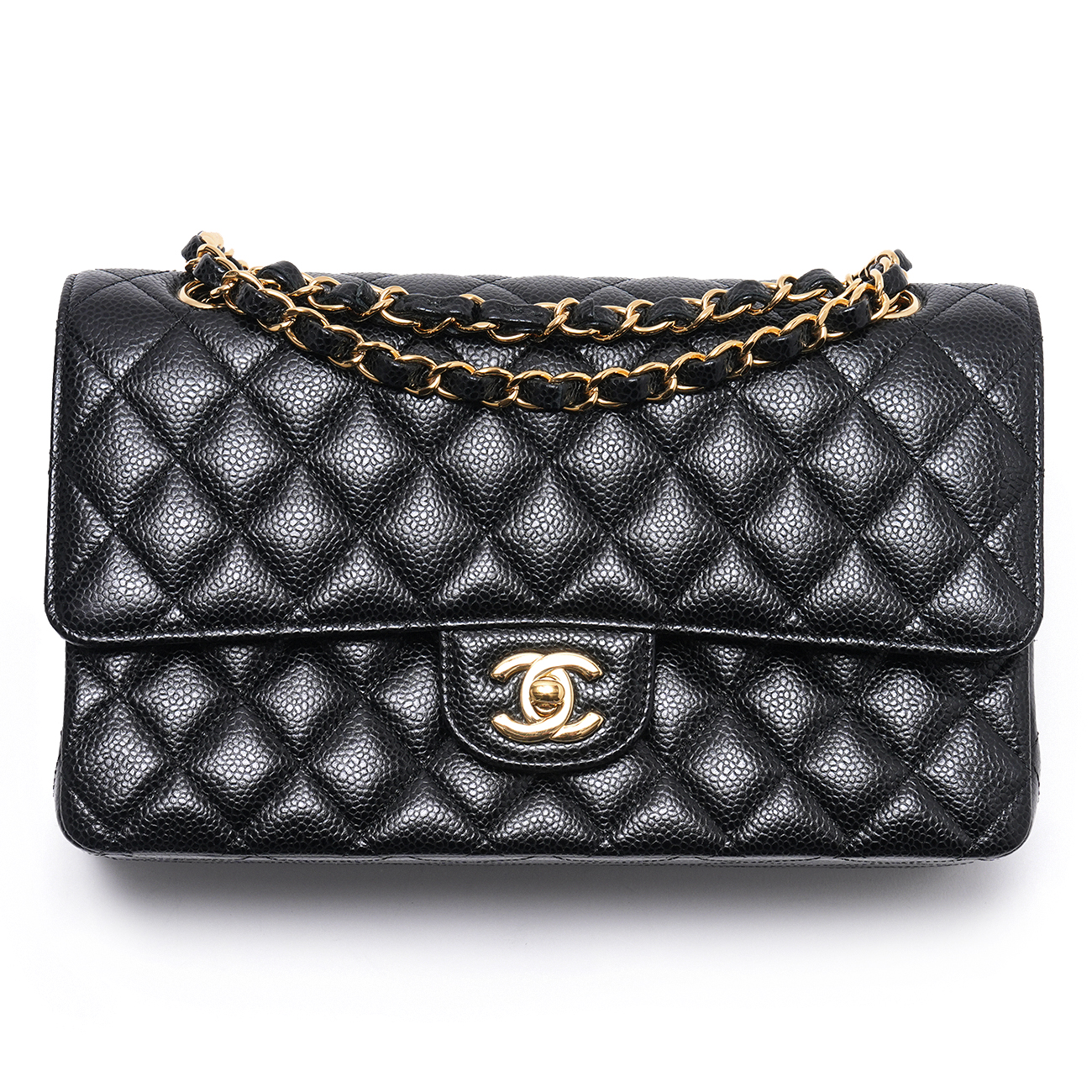 CHANEL(USED)샤넬 캐비어 클래식 미듐 플랩백