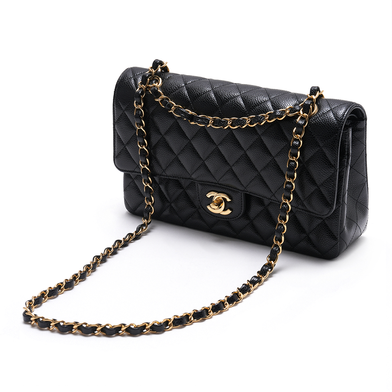 CHANEL(USED)샤넬 캐비어 클래식 미듐 플랩백