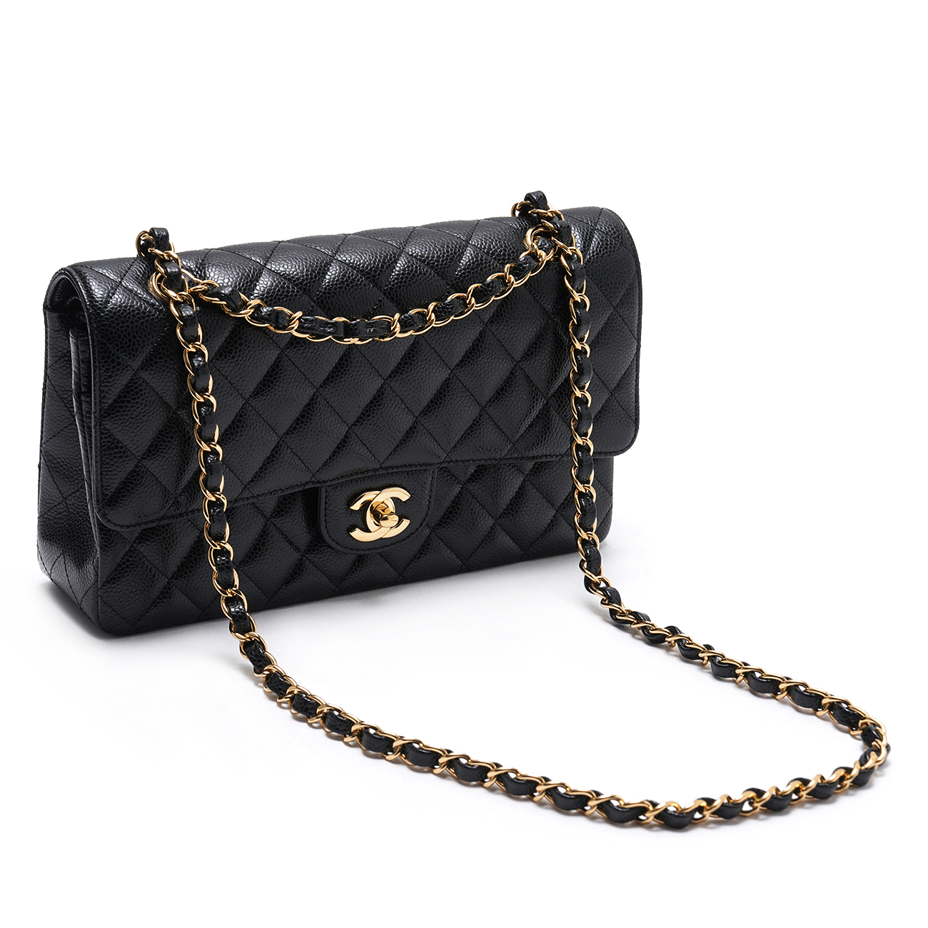 CHANEL(USED)샤넬 캐비어 클래식 미듐 플랩백