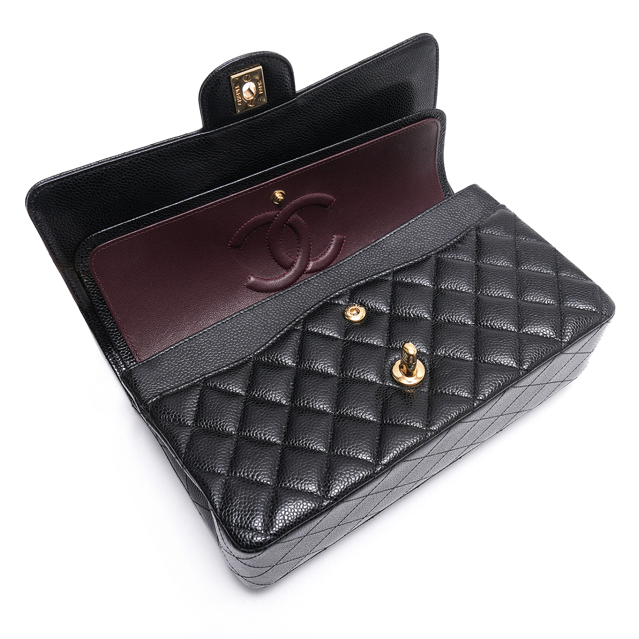 CHANEL(USED)샤넬 캐비어 클래식 미듐 플랩백