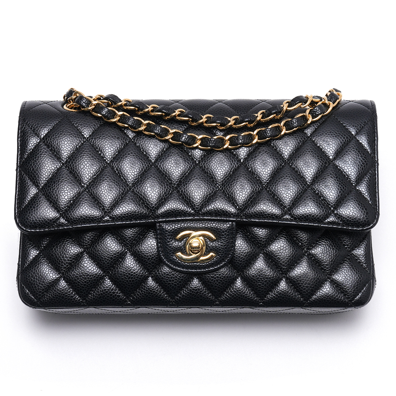 CHANEL(USED)샤넬 캐비어 클래식 미듐 플랩백