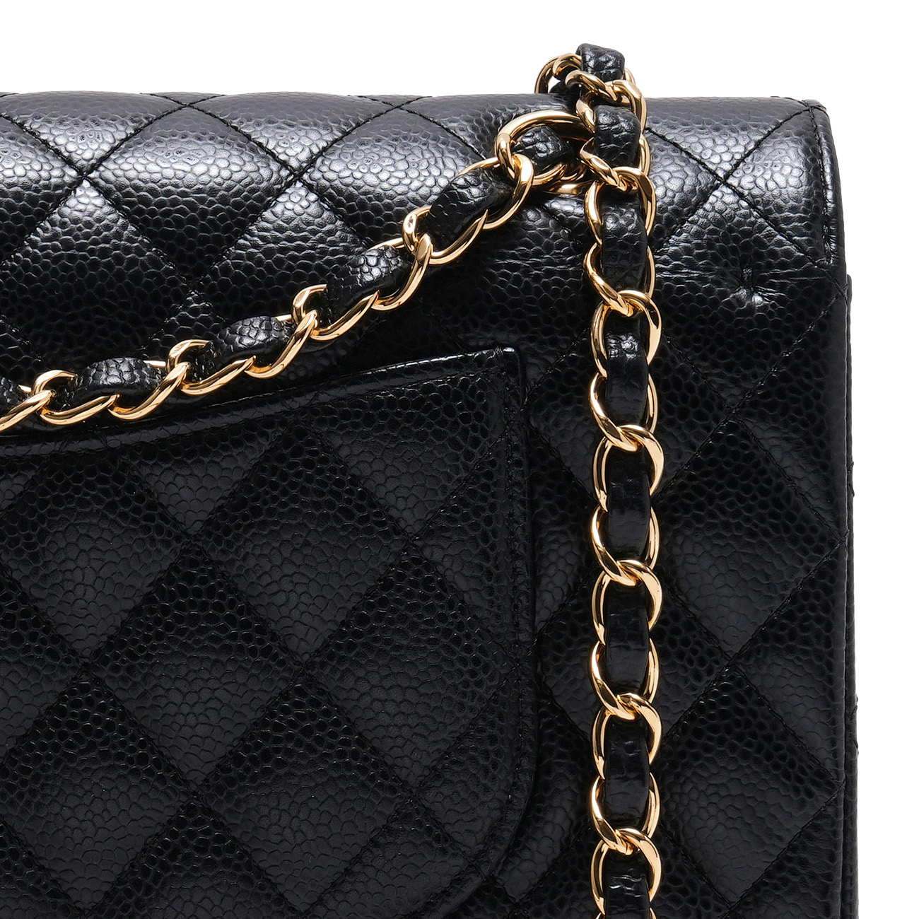 CHANEL(USED)샤넬 캐비어 클래식 미듐 플랩백