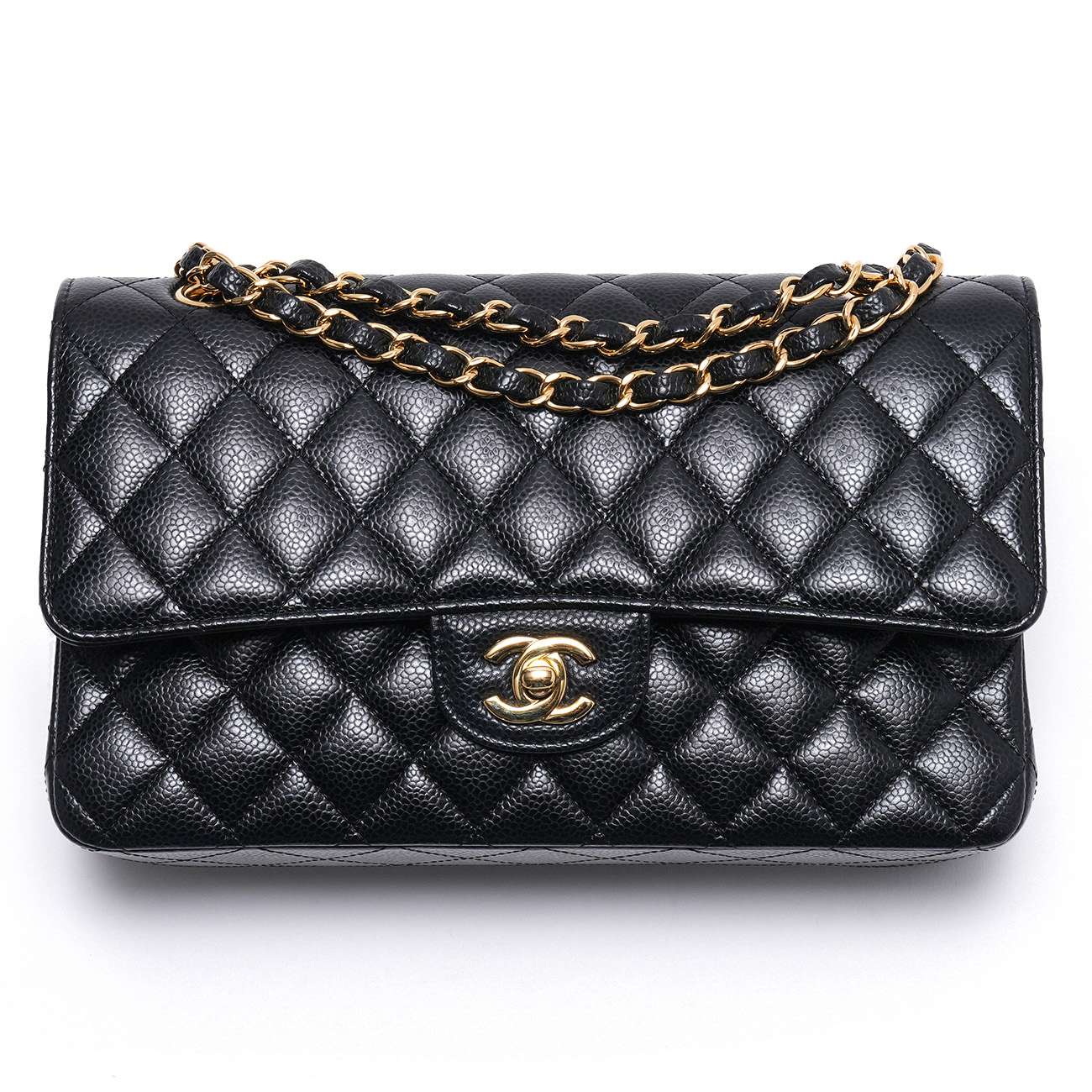 CHANEL(USED)샤넬 캐비어 클래식 미듐 플랩백