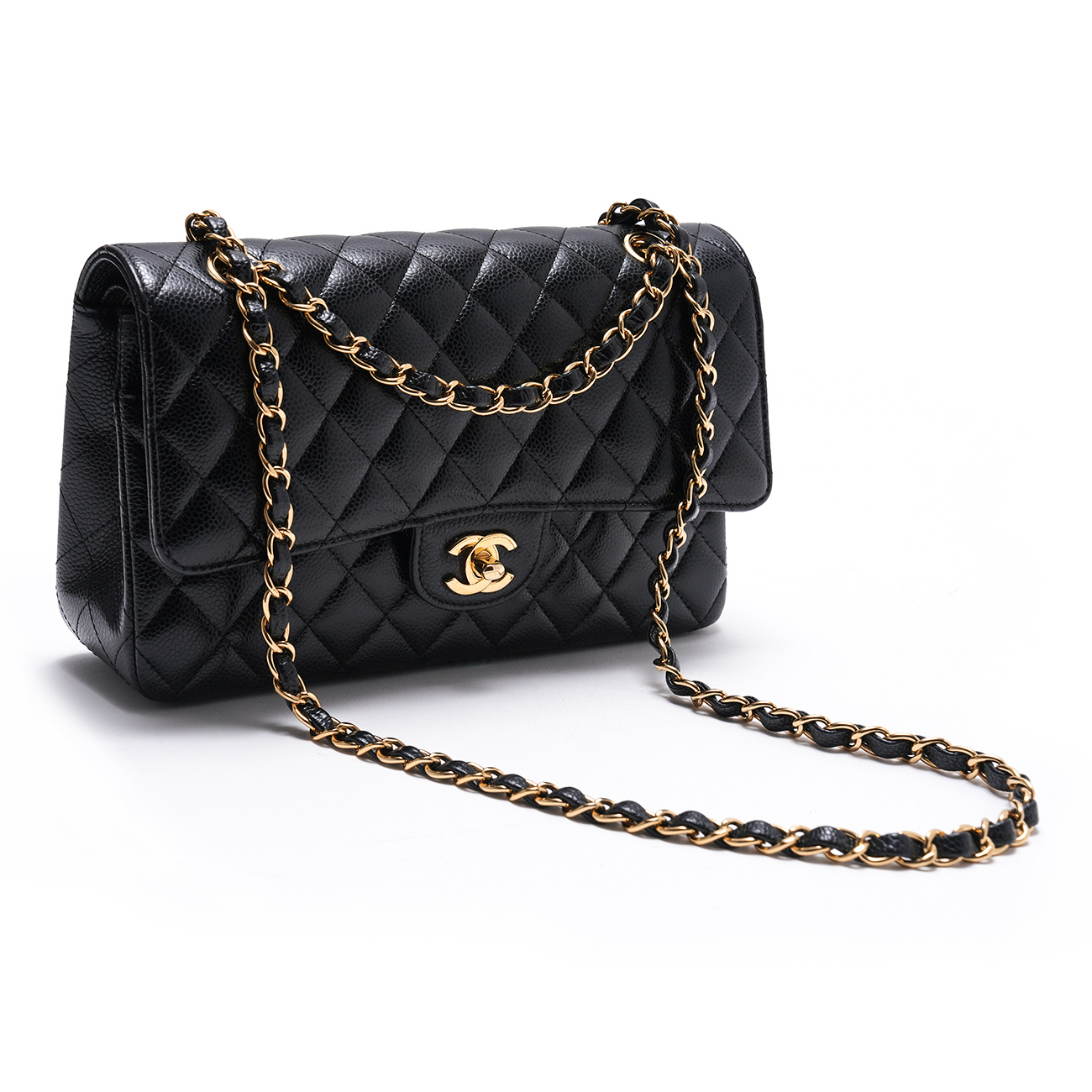 CHANEL(USED)샤넬 캐비어 클래식 미듐 플랩백