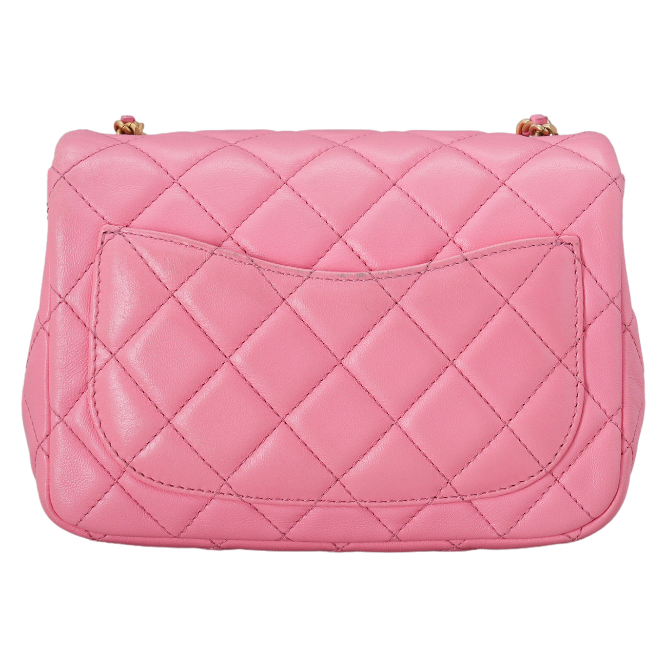 CHANEL(USED)샤넬 램스킨 클래식 골든볼 쁘띠삭 크로스백
