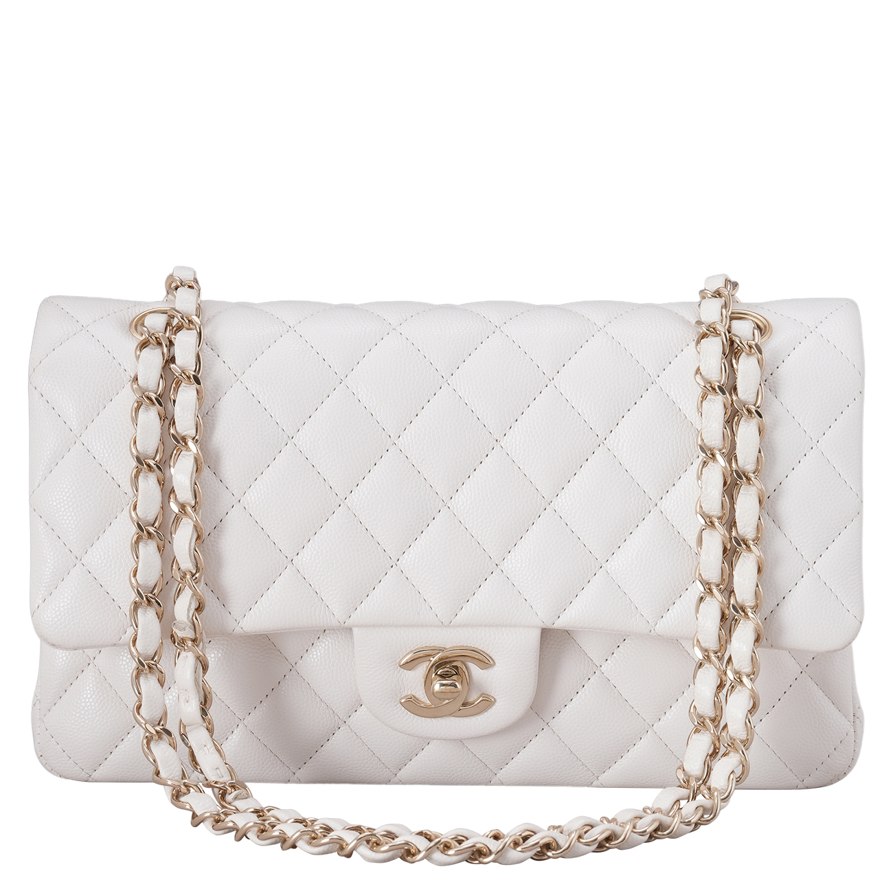 CHANEL(USED)샤넬 캐비어 클래식 미듐 플랩백