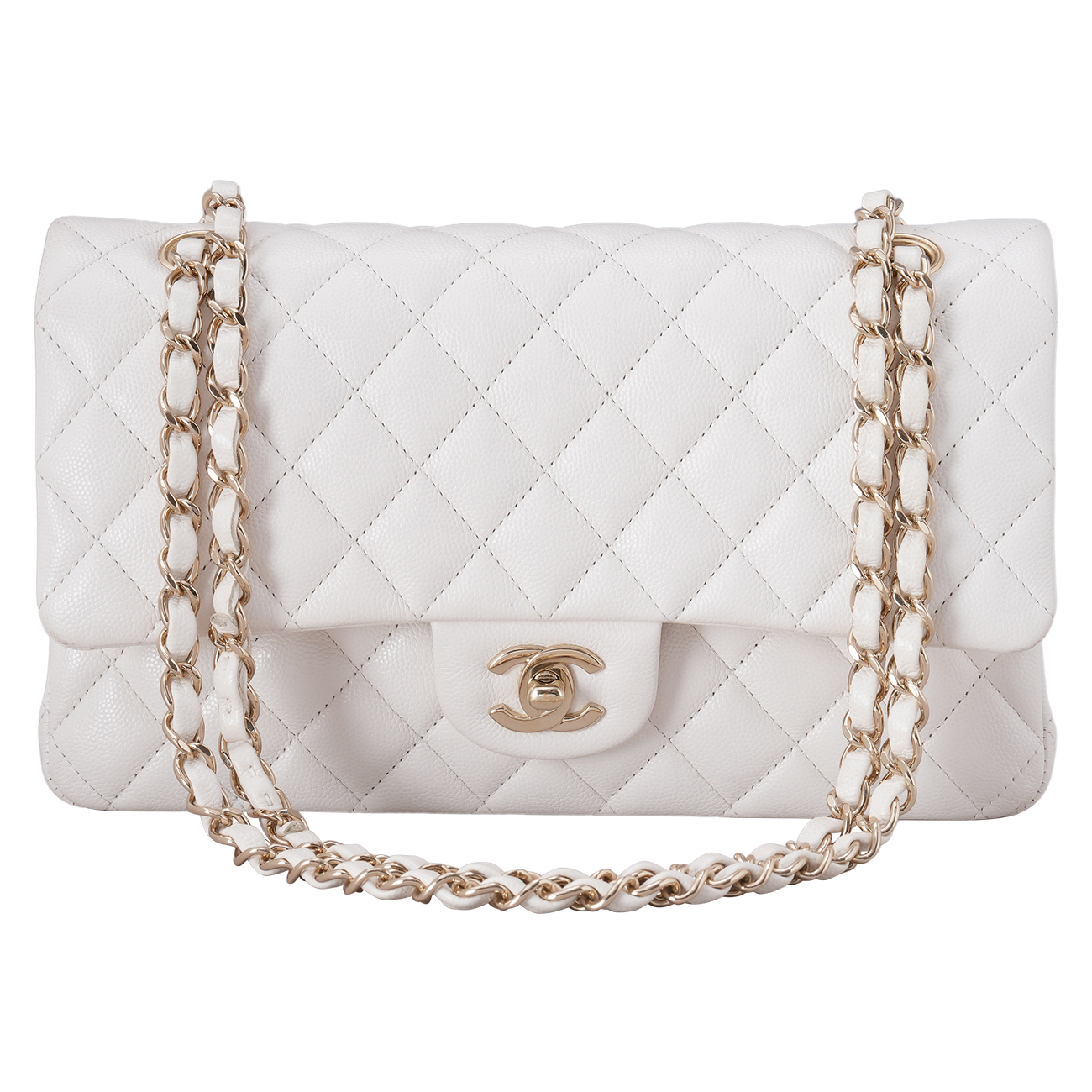 CHANEL(USED)샤넬 캐비어 클래식 미듐 플랩백