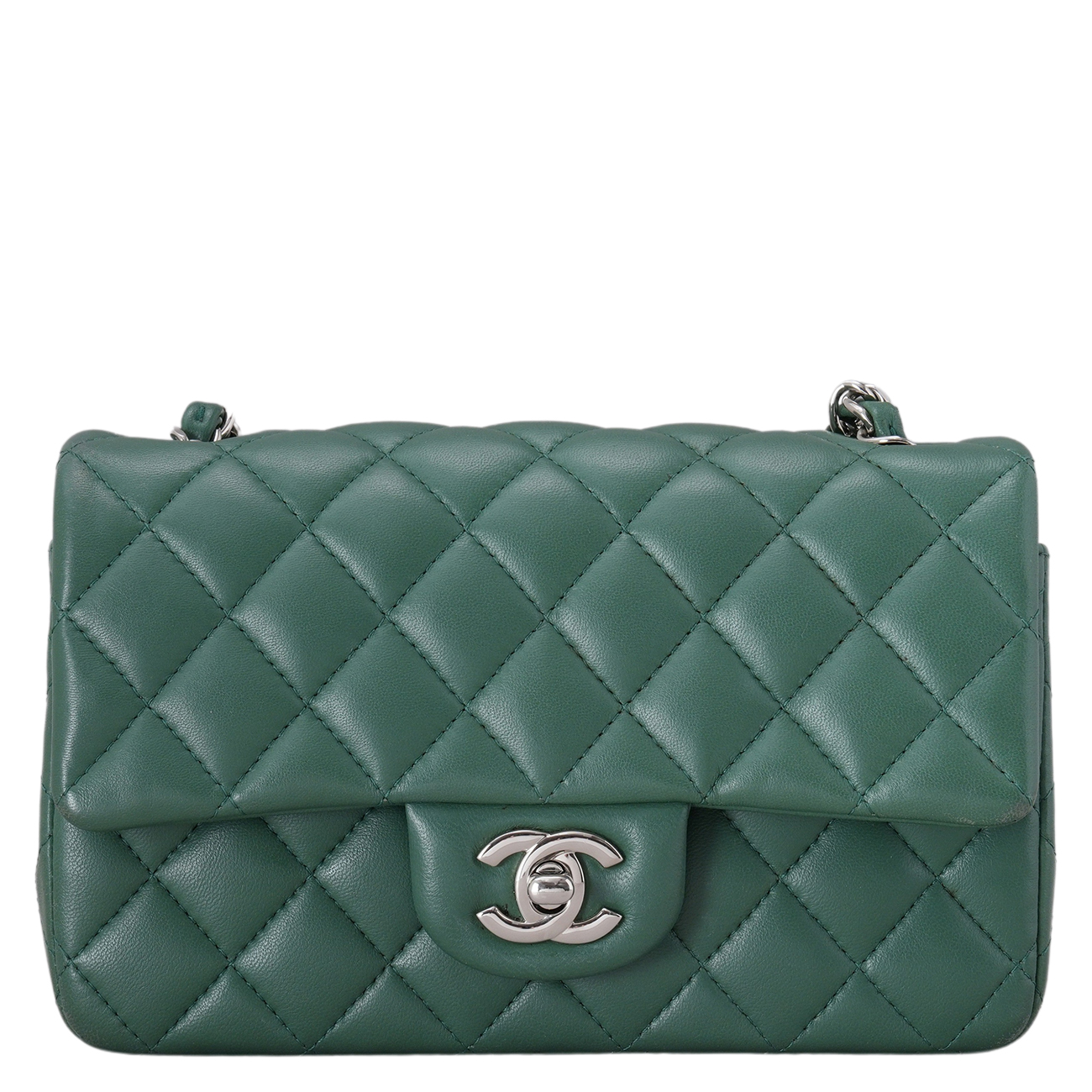 CHANEL(USED)샤넬 A69900 램스킨 클래식 뉴미니 크로스백