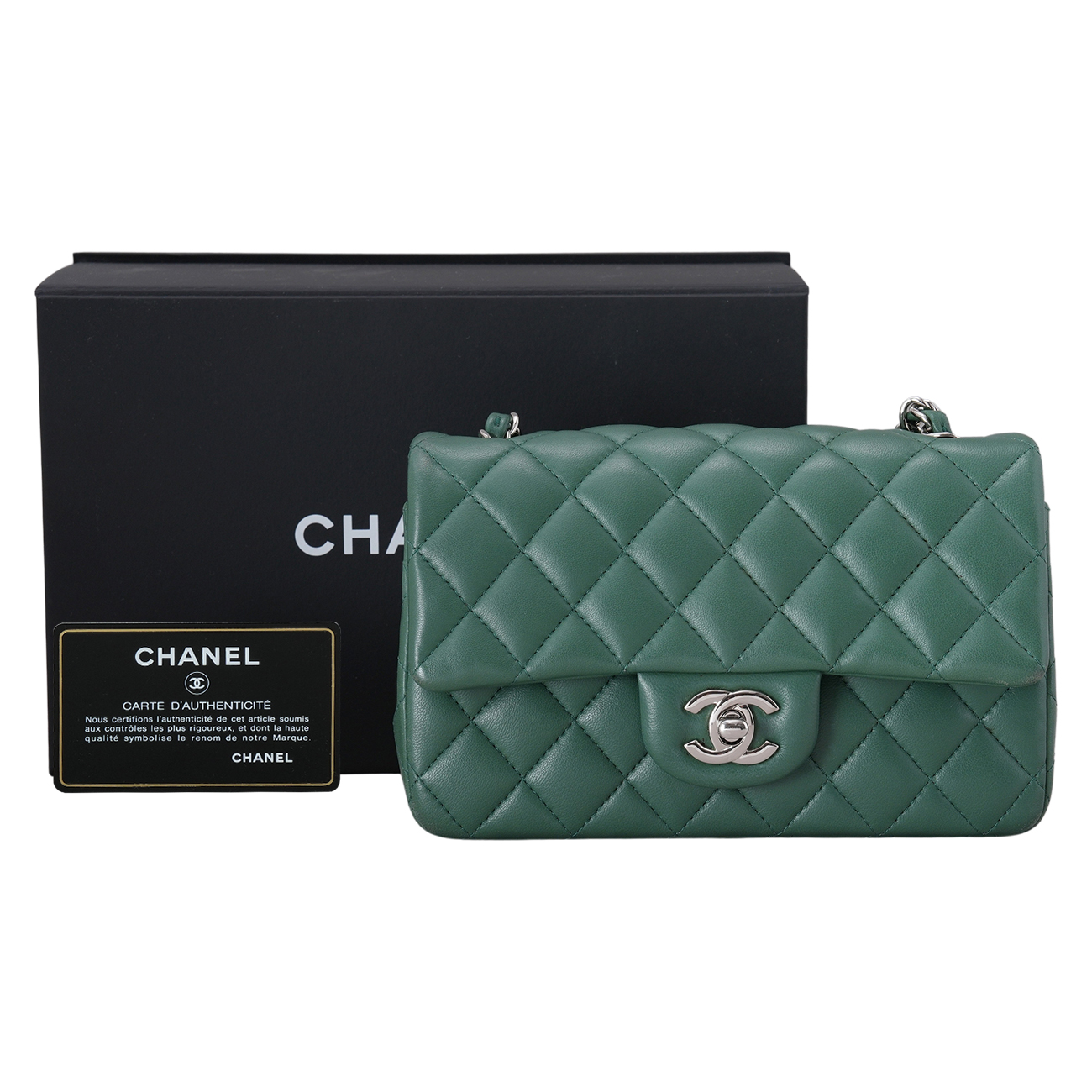 CHANEL(USED)샤넬 A69900 램스킨 클래식 뉴미니 크로스백