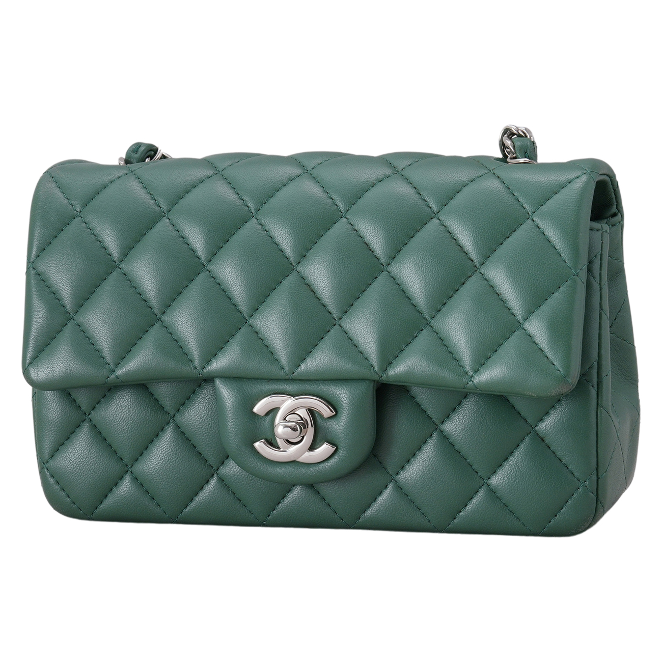 CHANEL(USED)샤넬 A69900 램스킨 클래식 뉴미니 크로스백
