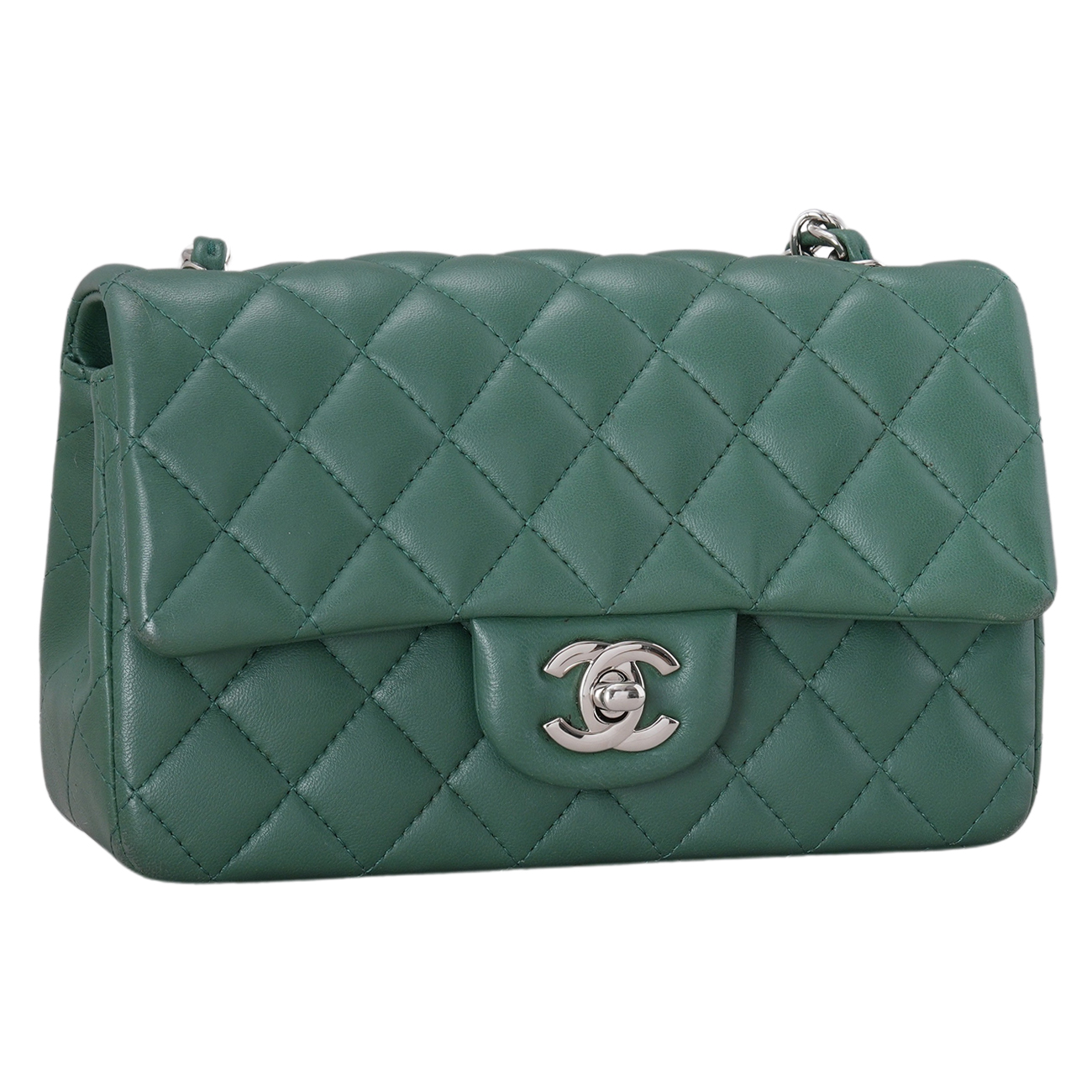 CHANEL(USED)샤넬 A69900 램스킨 클래식 뉴미니 크로스백