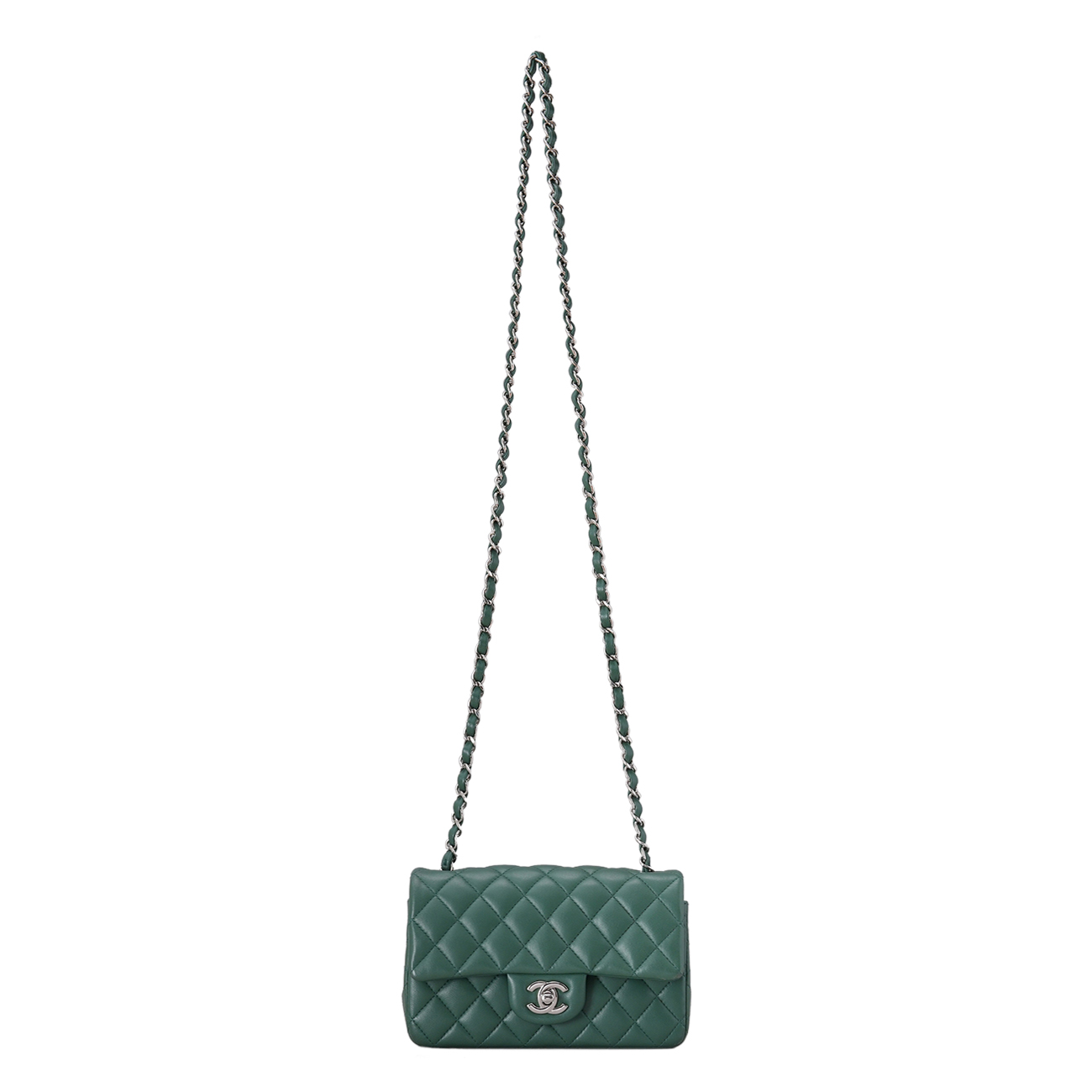 CHANEL(USED)샤넬 A69900 램스킨 클래식 뉴미니 크로스백