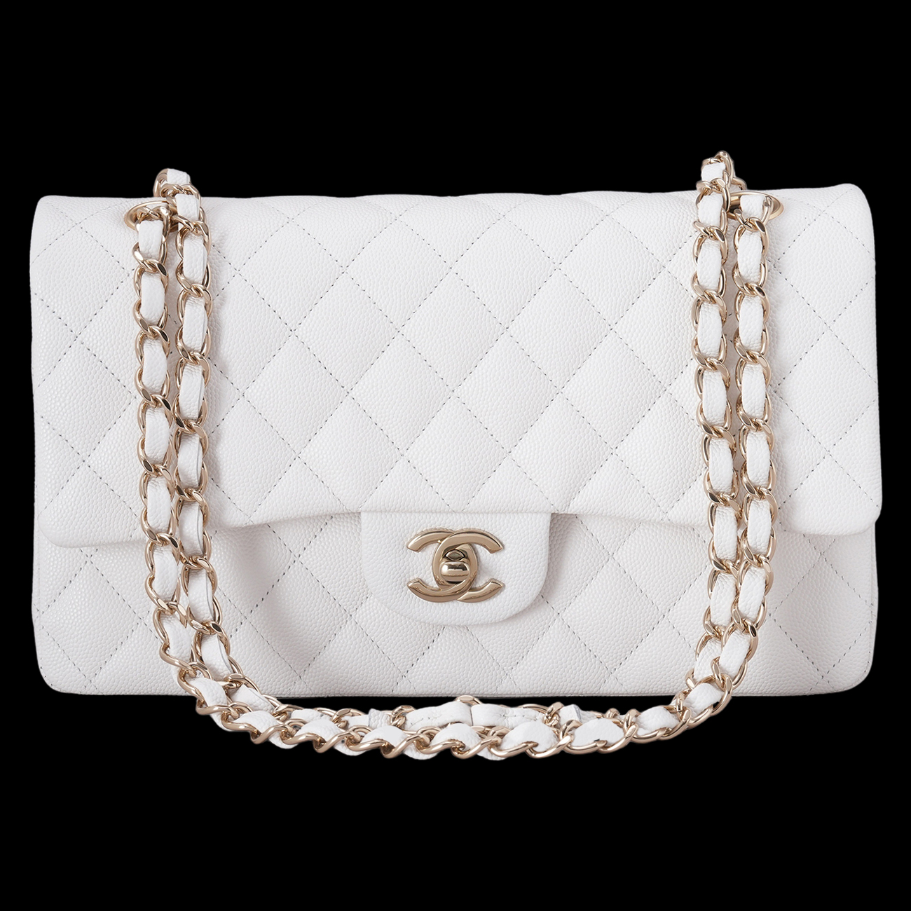 CHANEL(USED)샤넬 캐비어 클래식 미듐 플랩백