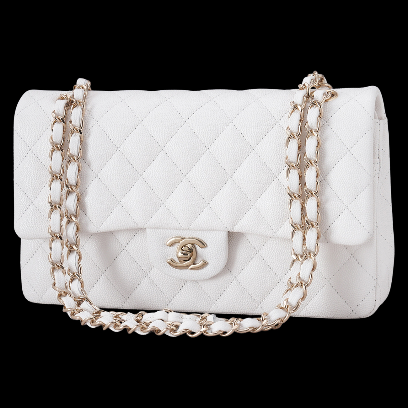 CHANEL(USED)샤넬 캐비어 클래식 미듐 플랩백
