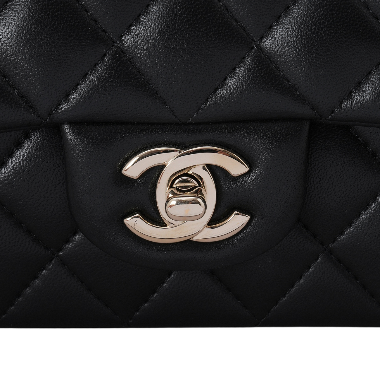 CHANEL(USED)샤넬 램스킨 뉴미니 탑핸들 크로스백