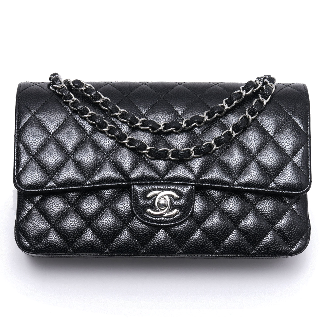 CHANEL(USED)샤넬 캐비어 클래식 미듐 플랩백