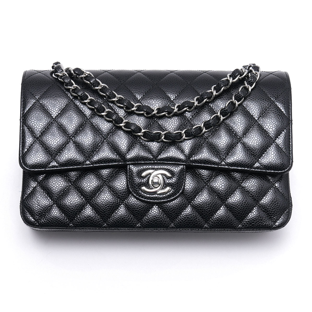 CHANEL(USED)샤넬 캐비어 클래식 미듐 플랩백