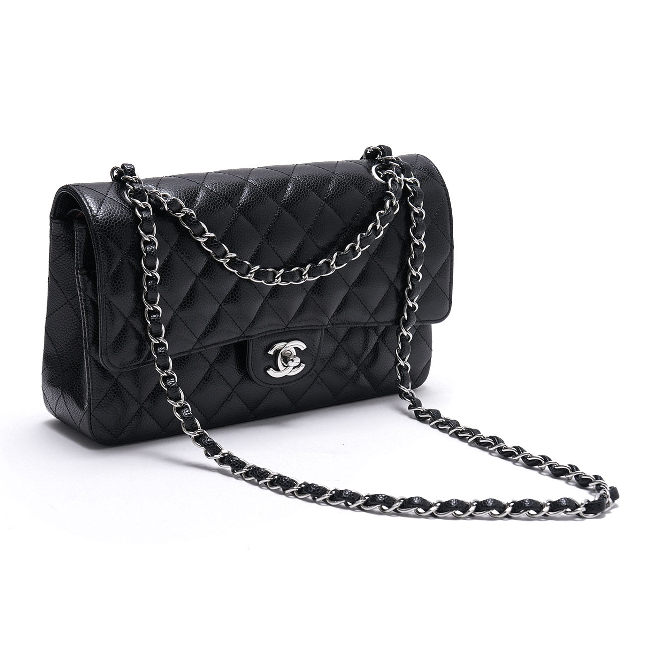 CHANEL(USED)샤넬 캐비어 클래식 미듐 플랩백