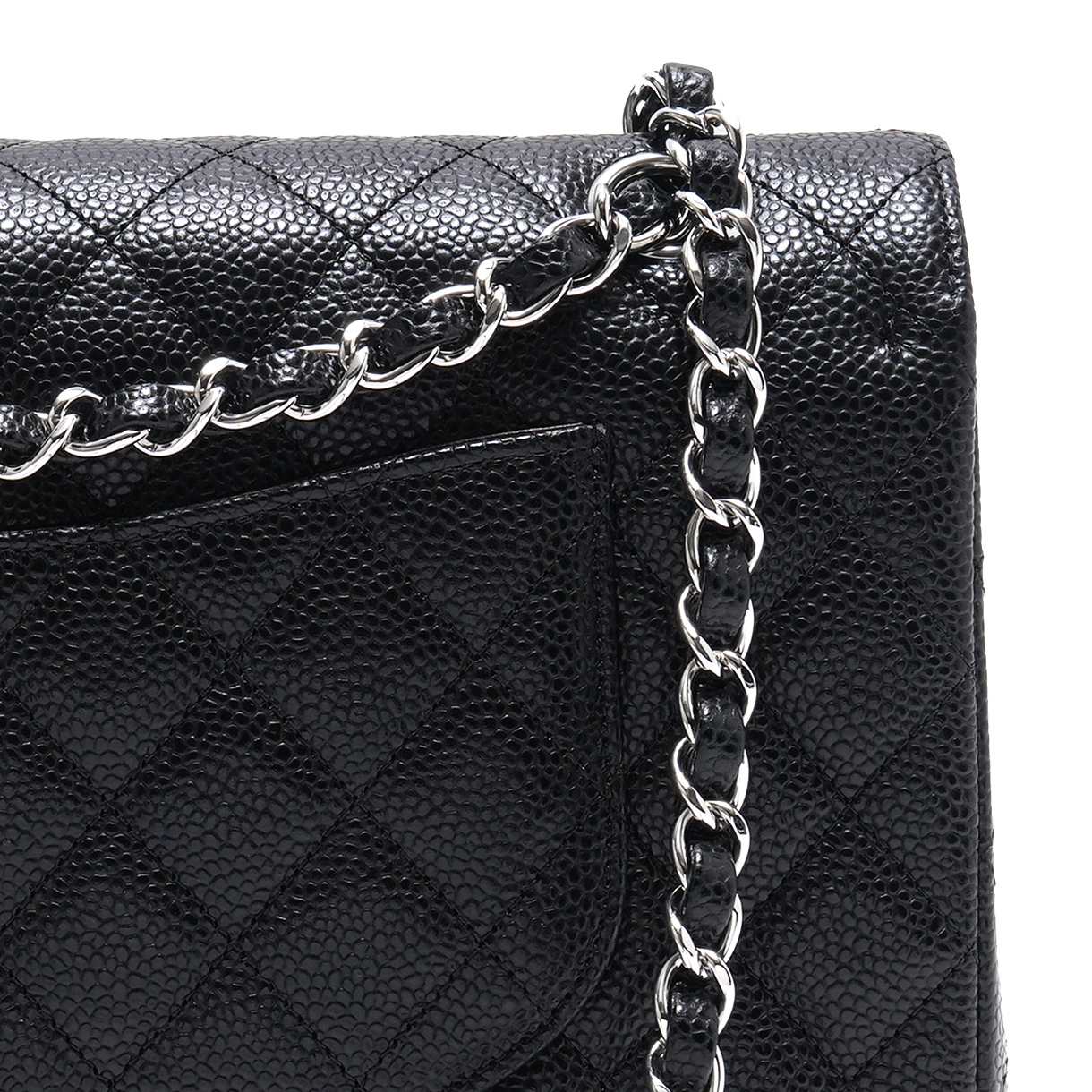 CHANEL(USED)샤넬 캐비어 클래식 미듐 플랩백