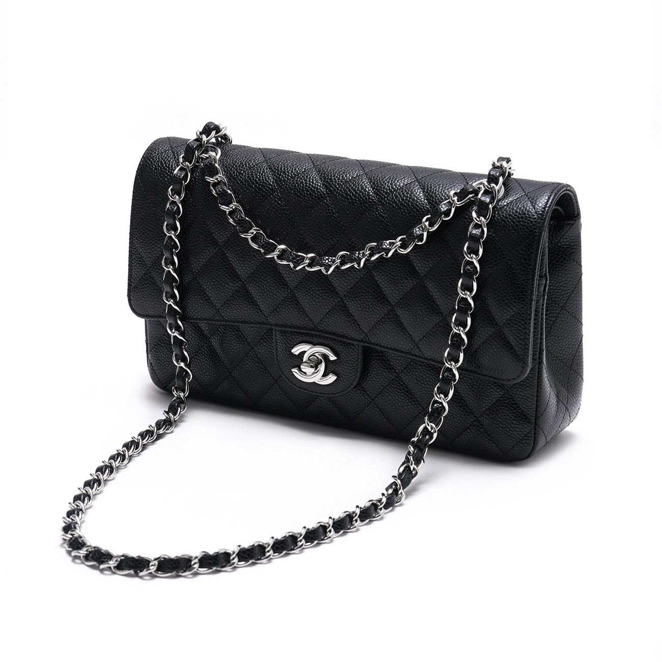 CHANEL(USED)샤넬 캐비어 클래식 미듐 플랩백