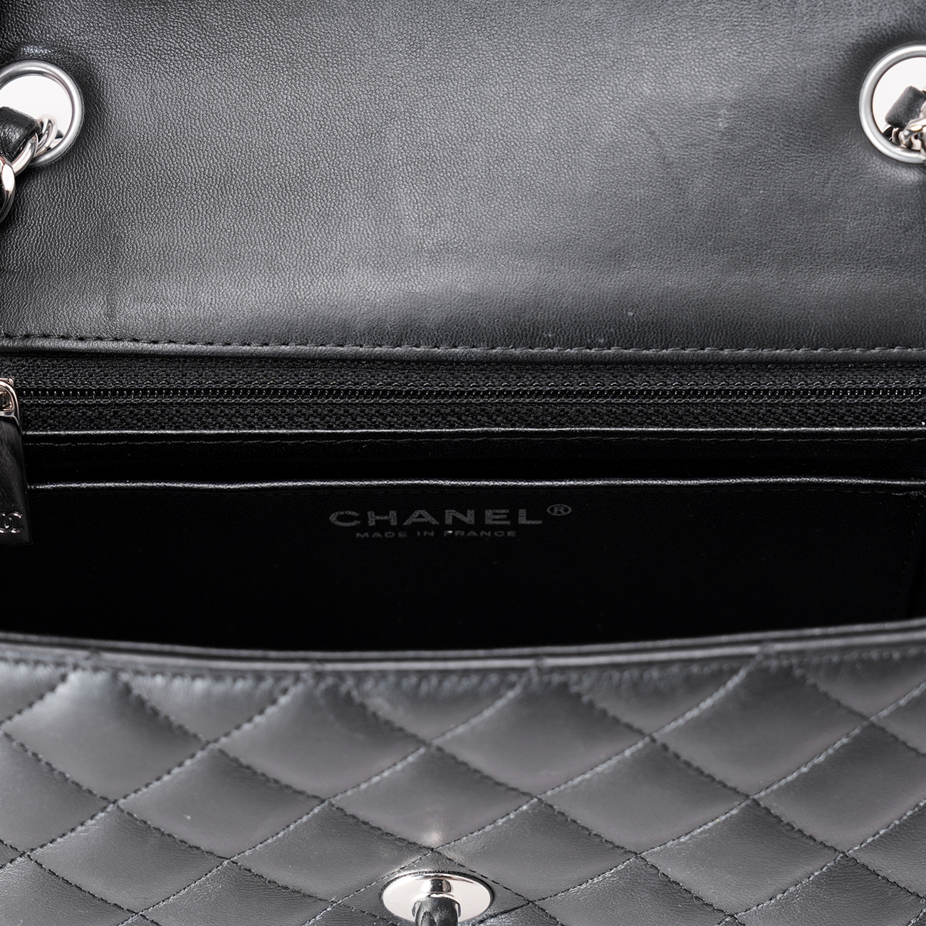 CHANEL(USED)샤넬 램스킨 뉴미니 크로스 백