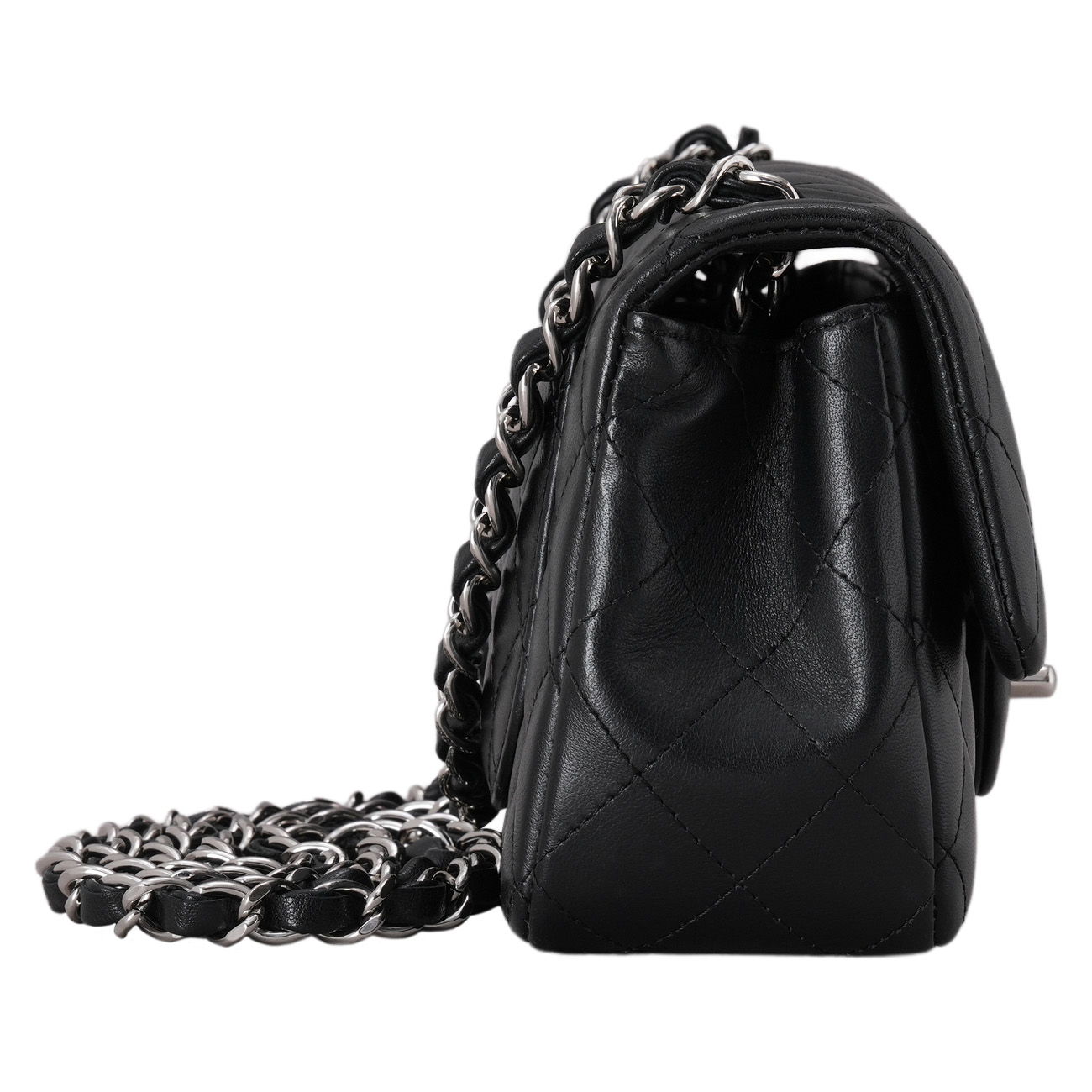 CHANEL(USED)샤넬 램스킨 뉴미니 크로스 백