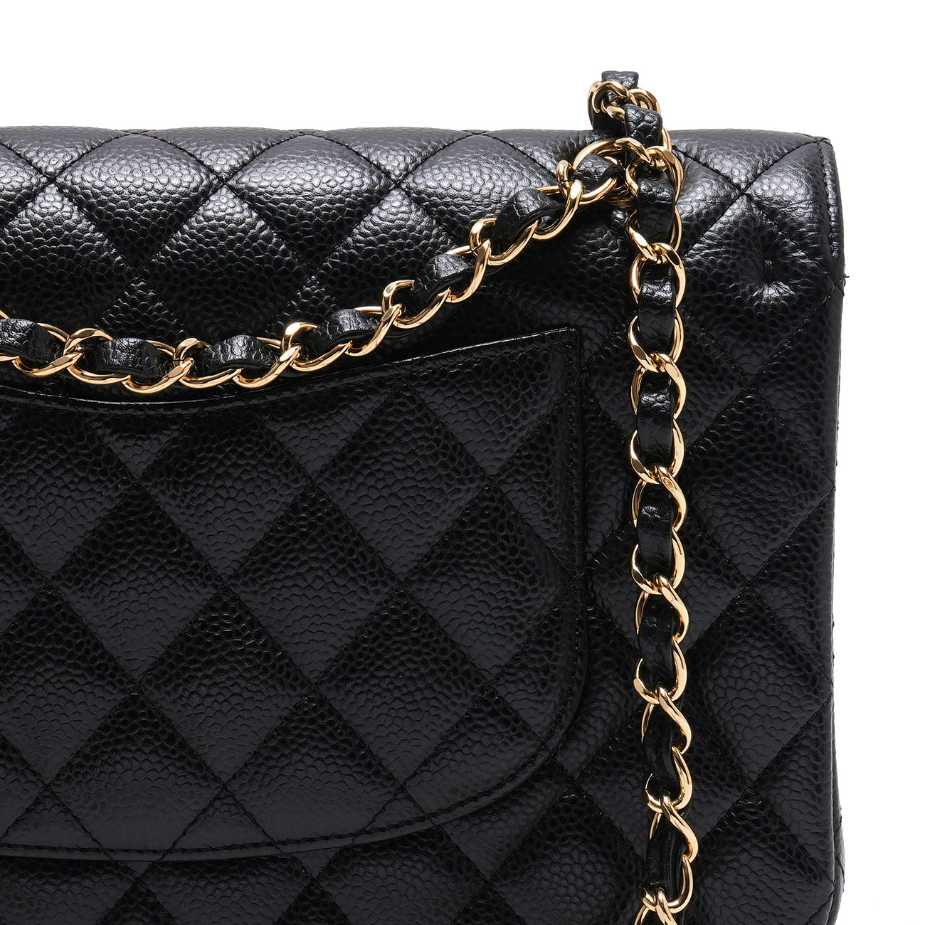 CHANEL(USED)샤넬 캐비어 클래식 미듐 플랩백