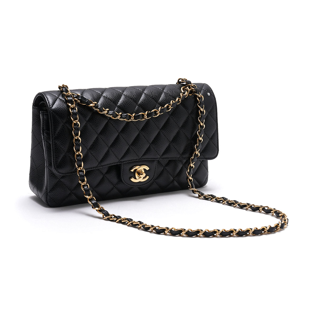 CHANEL(USED)샤넬 캐비어 클래식 미듐 플랩백