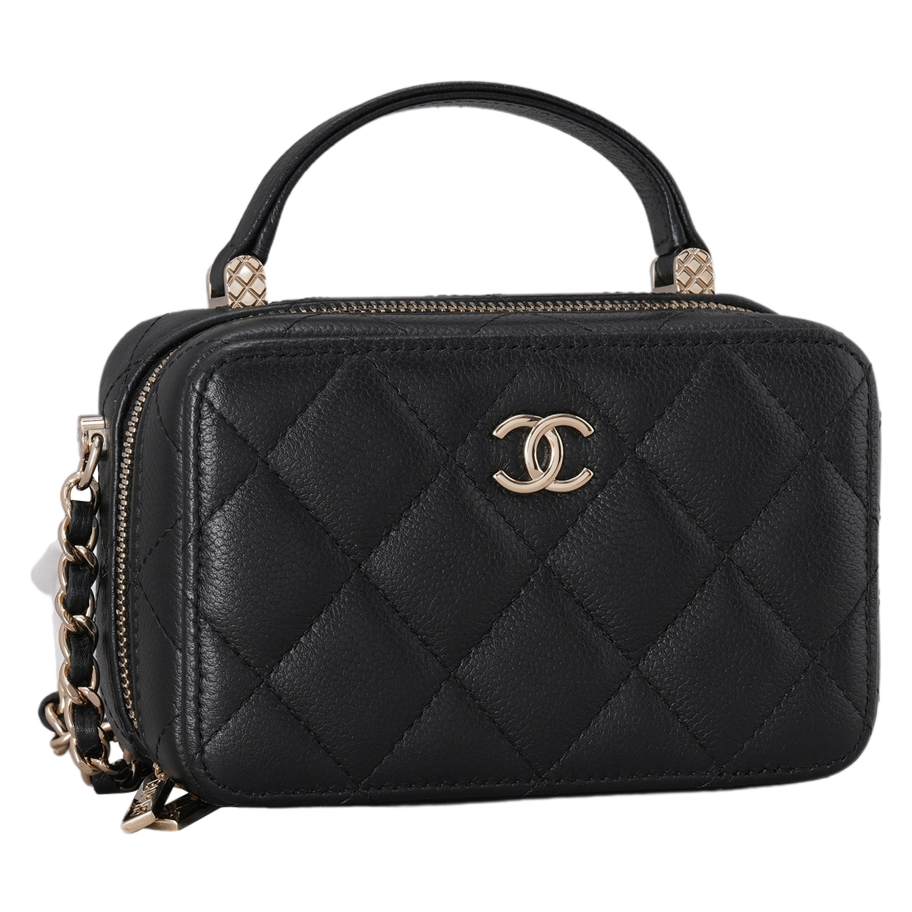 CHANEL(USED)샤넬 AP2634 베니티 코스메틱 직사각 체인백