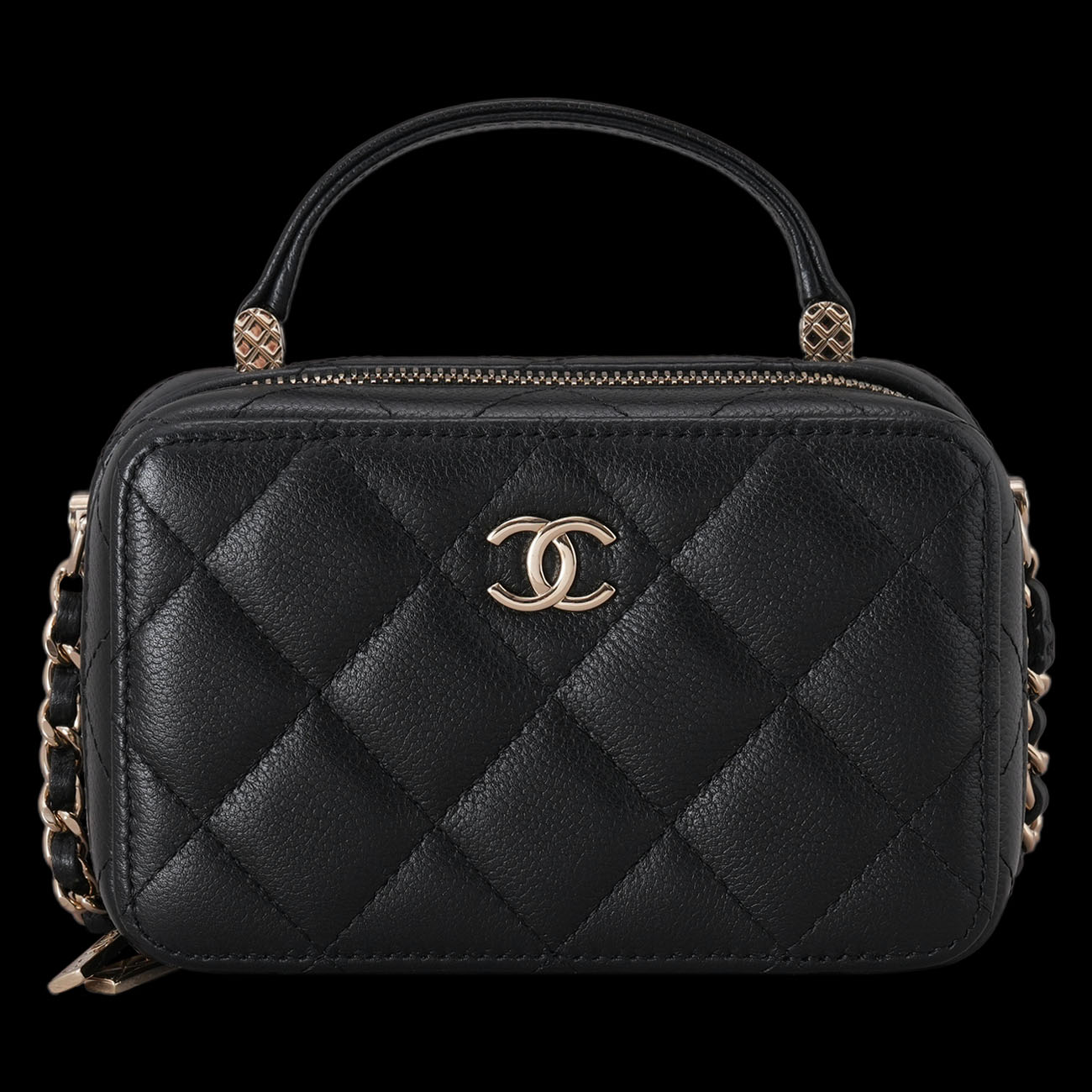CHANEL(USED)샤넬 AP2634 베니티 코스메틱 직사각 체인백
