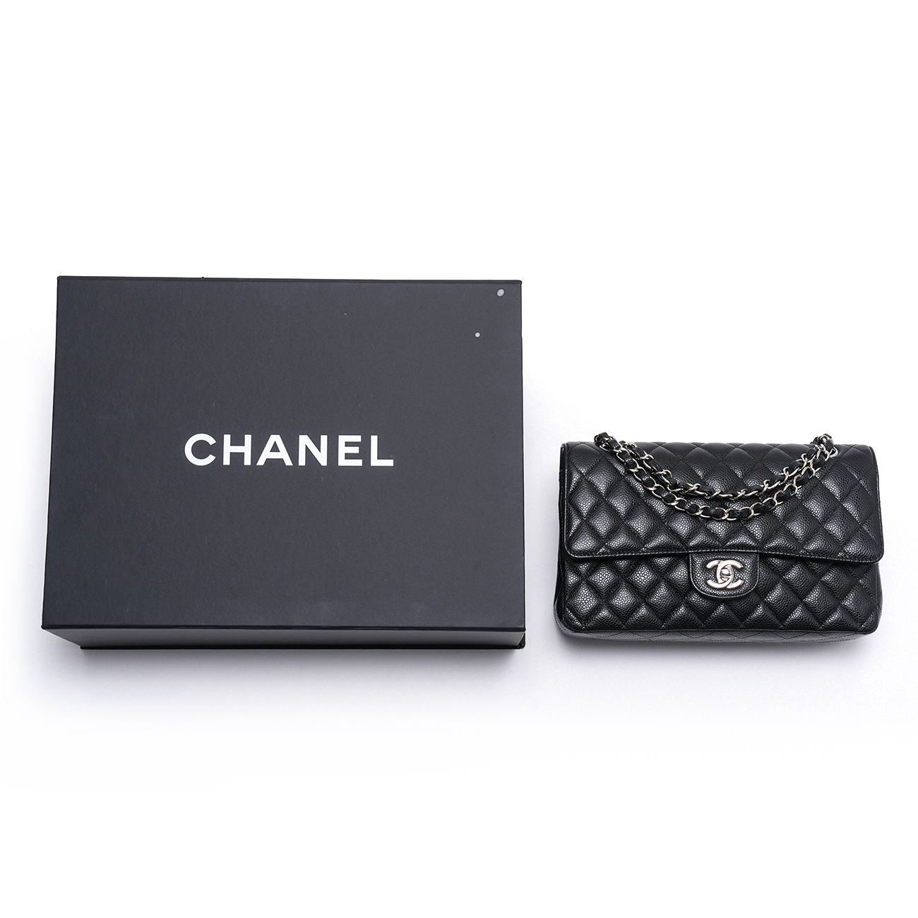 CHANEL(USED)샤넬 캐비어 클래식 미듐 플랩백