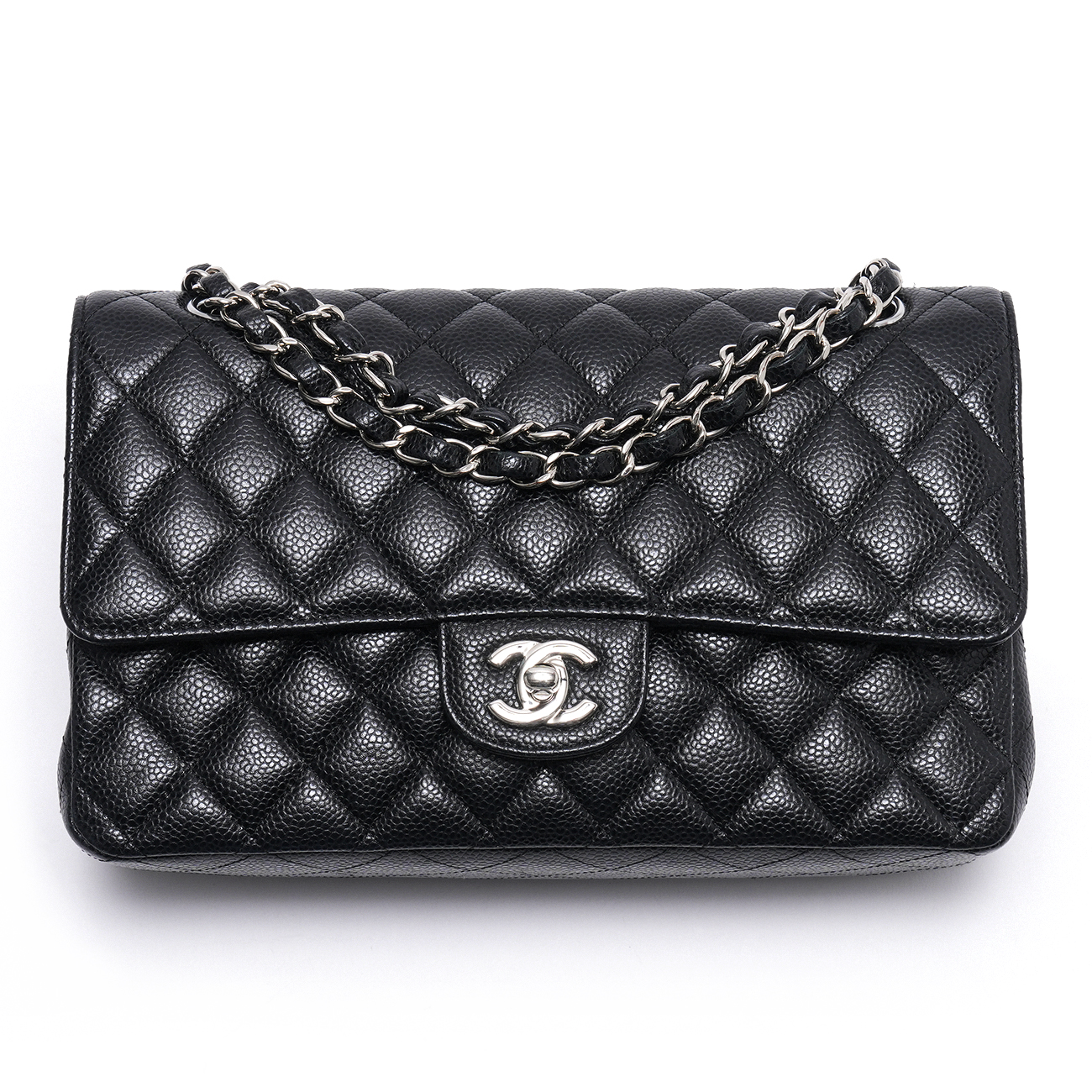 CHANEL(USED)샤넬 캐비어 클래식 미듐 플랩백