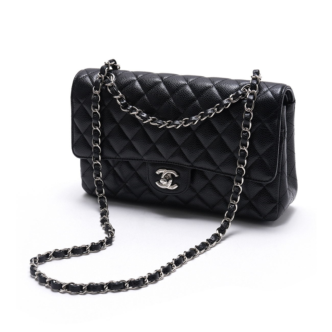 CHANEL(USED)샤넬 캐비어 클래식 미듐 플랩백