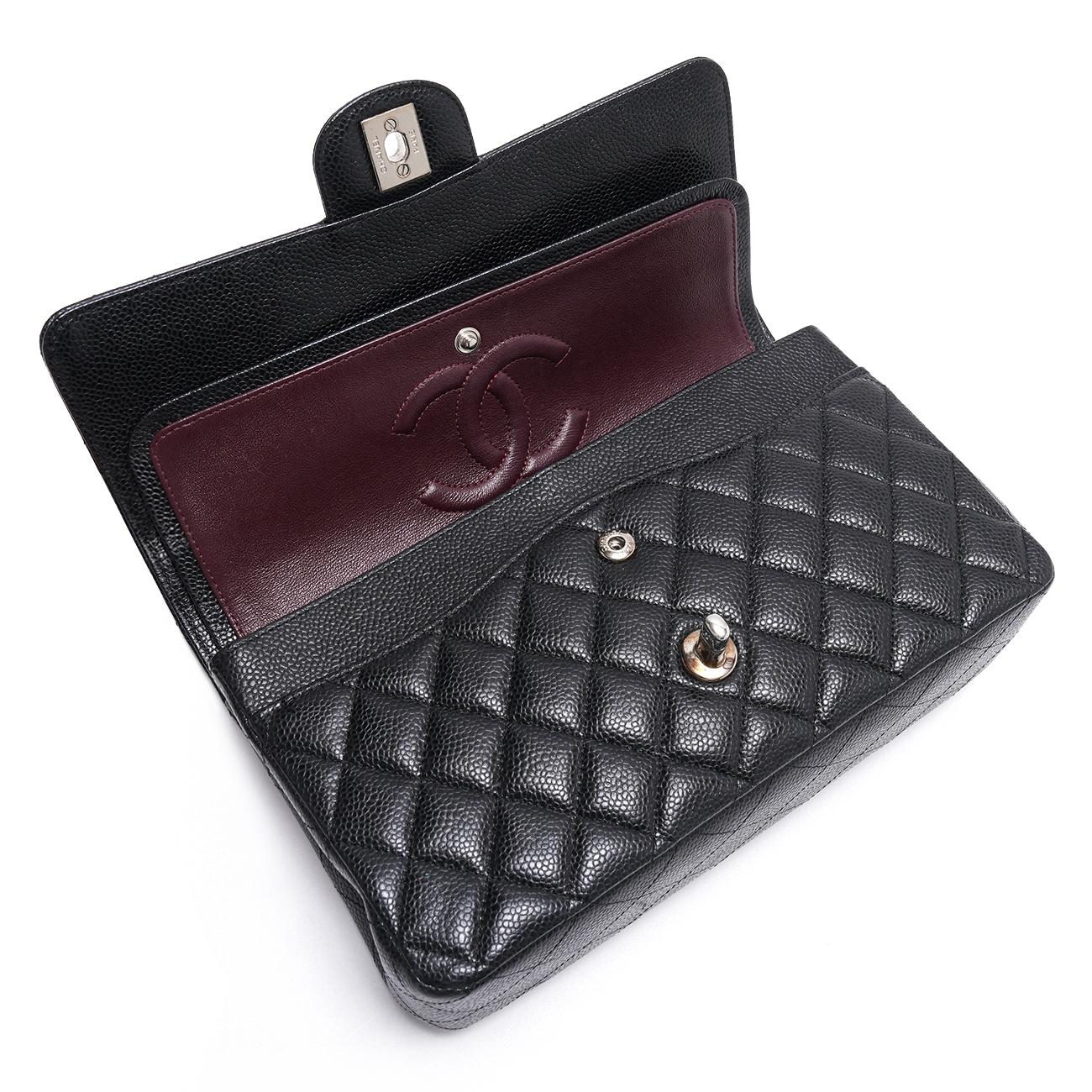 CHANEL(USED)샤넬 캐비어 클래식 미듐 플랩백
