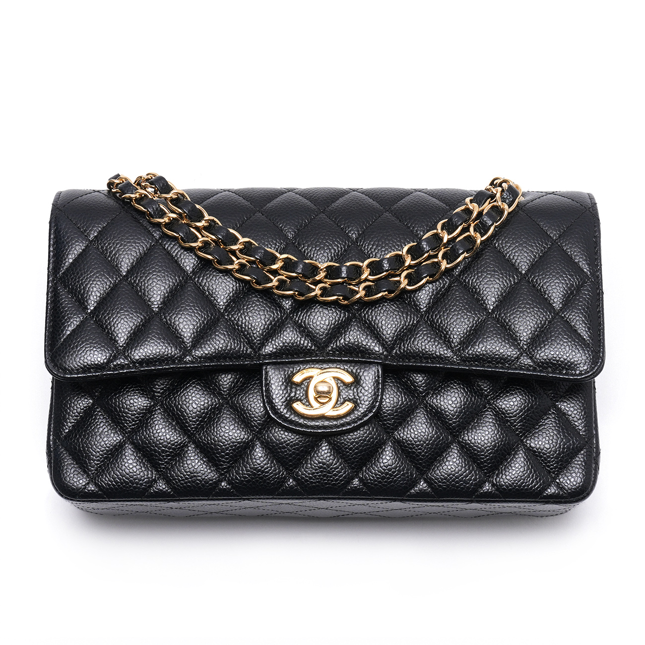 CHANEL(USED)샤넬 캐비어 클래식 미듐 플랩백