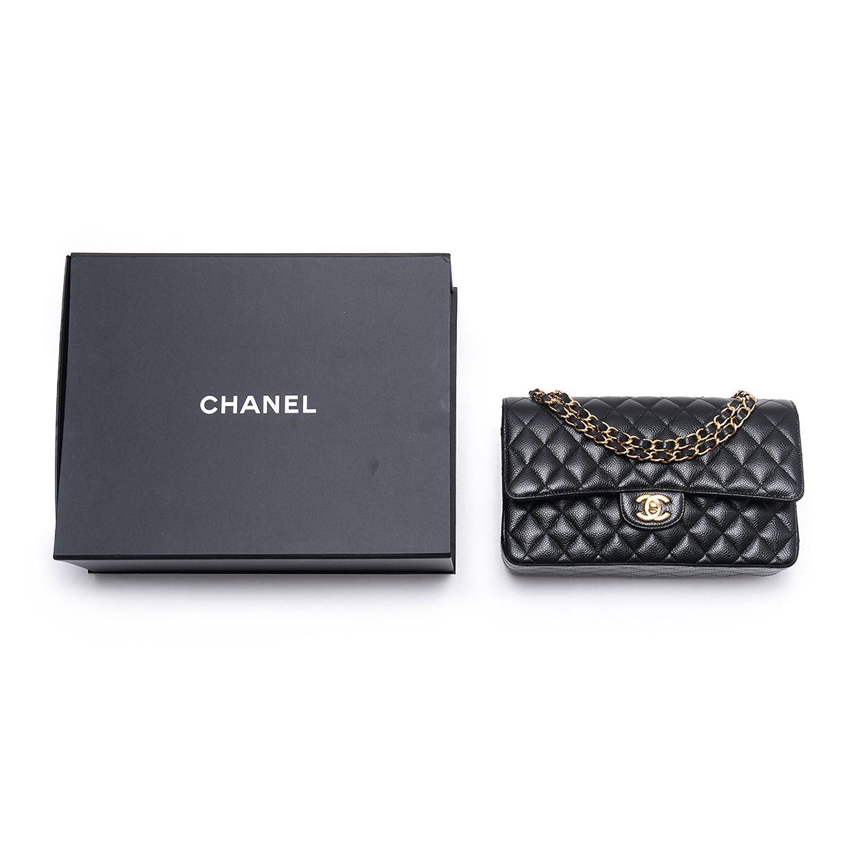 CHANEL(USED)샤넬 캐비어 클래식 미듐 플랩백