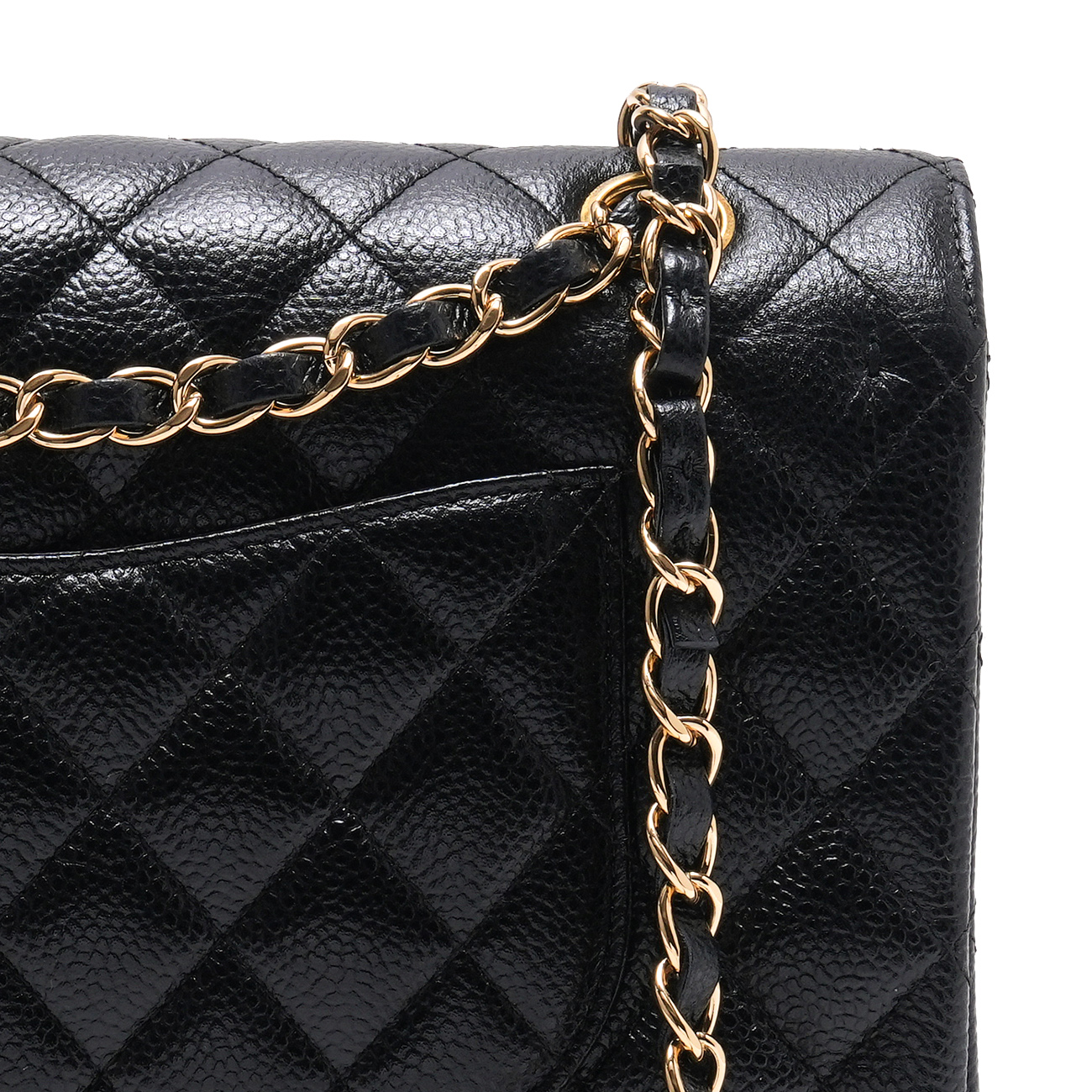 CHANEL(USED)샤넬 캐비어 클래식 미듐 플랩백