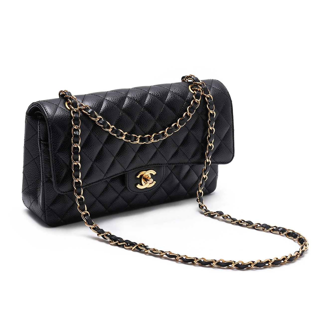 CHANEL(USED)샤넬 캐비어 클래식 미듐 플랩백