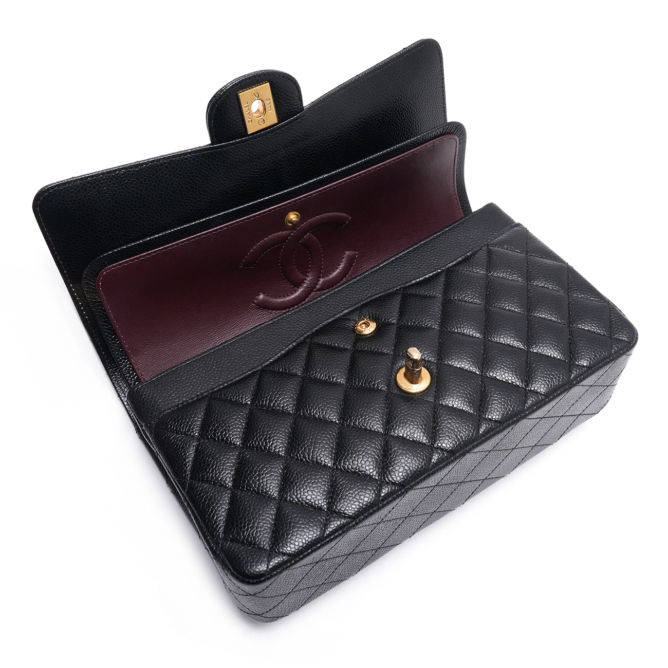 CHANEL(USED)샤넬 캐비어 클래식 미듐 플랩백