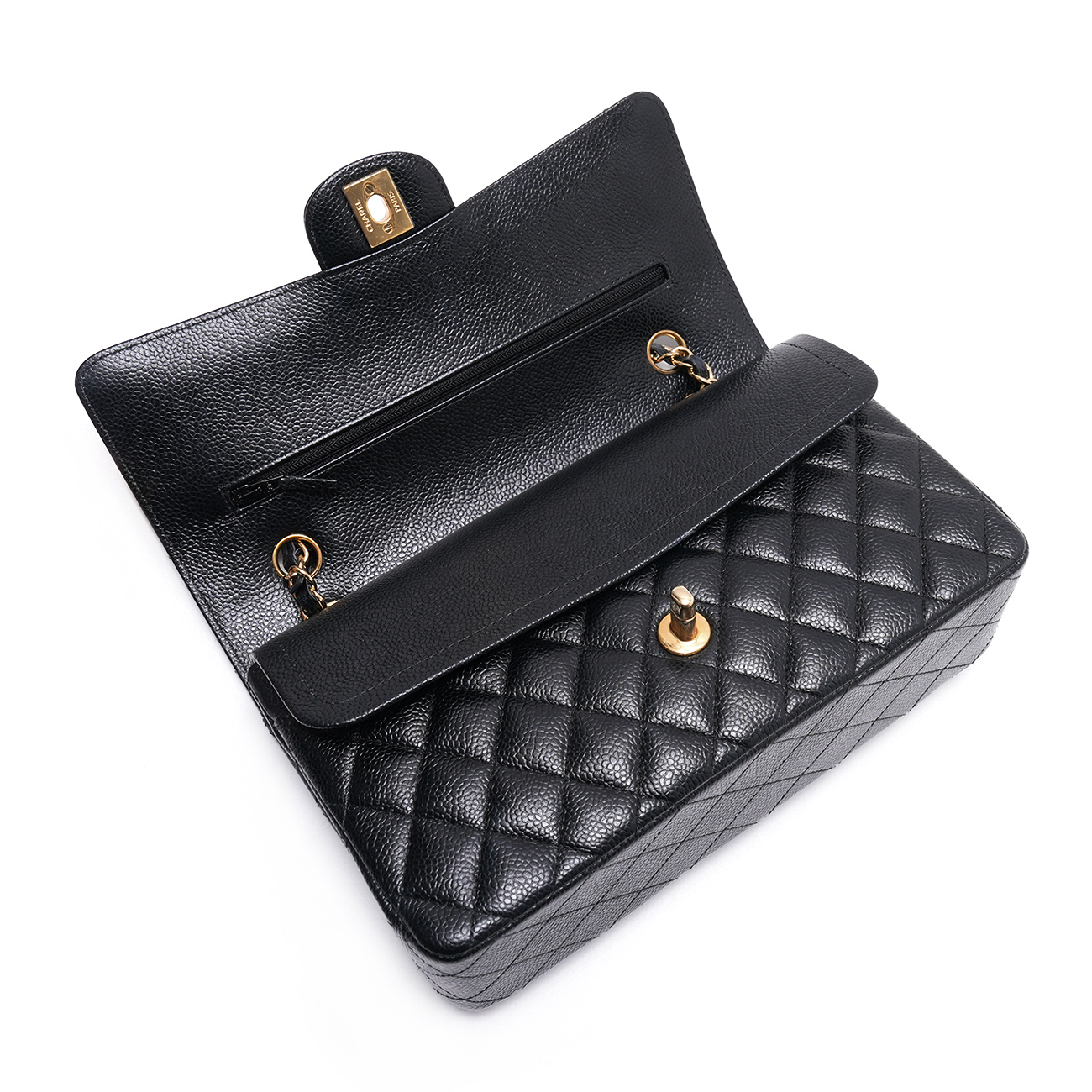 CHANEL(USED)샤넬 캐비어 클래식 미듐 플랩백