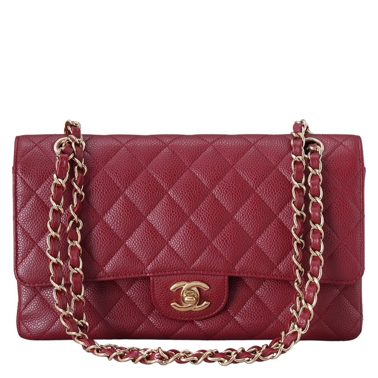 CHANEL(USED)샤넬 캐비어 클래식 미듐 플랩백