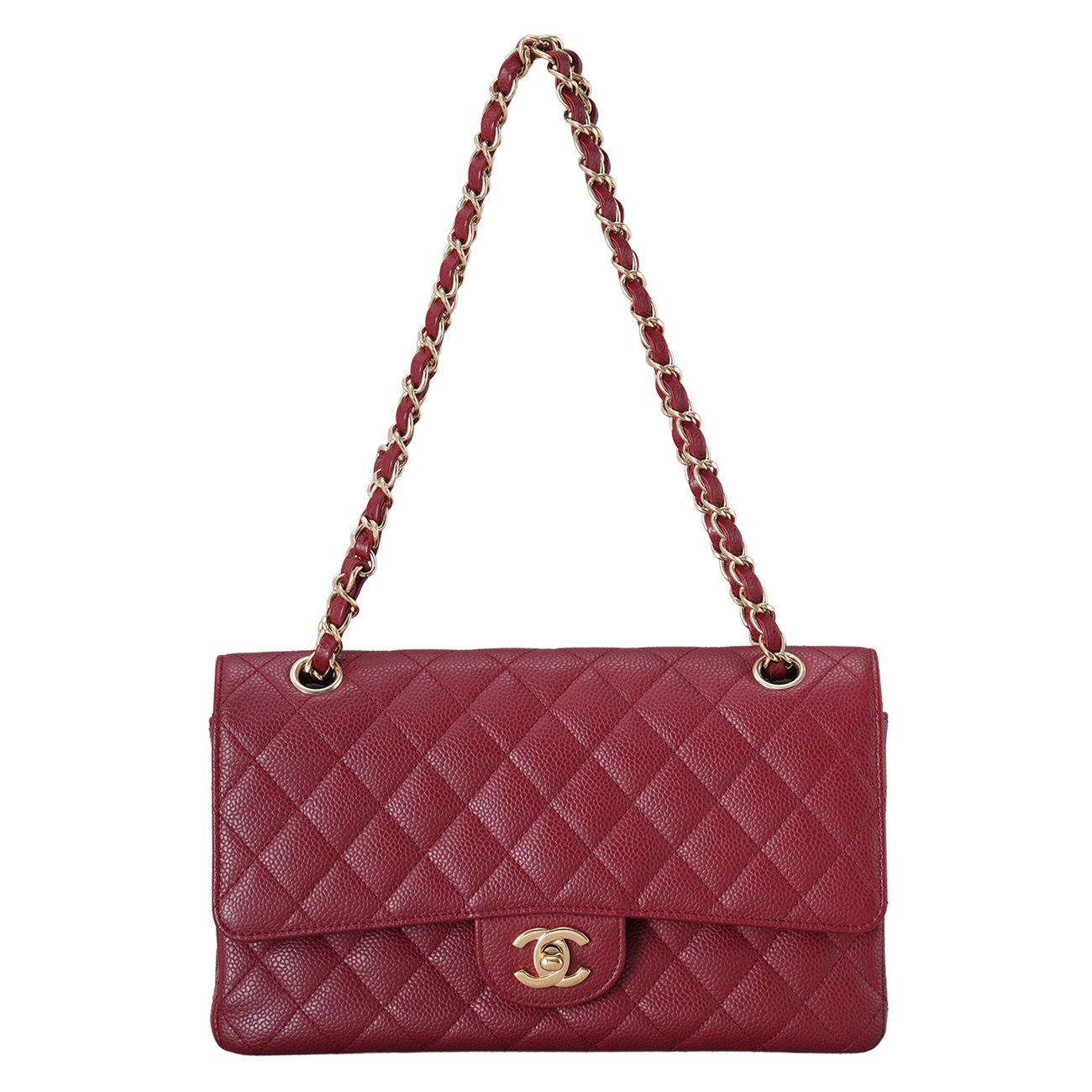 CHANEL(USED)샤넬 캐비어 클래식 미듐 플랩백