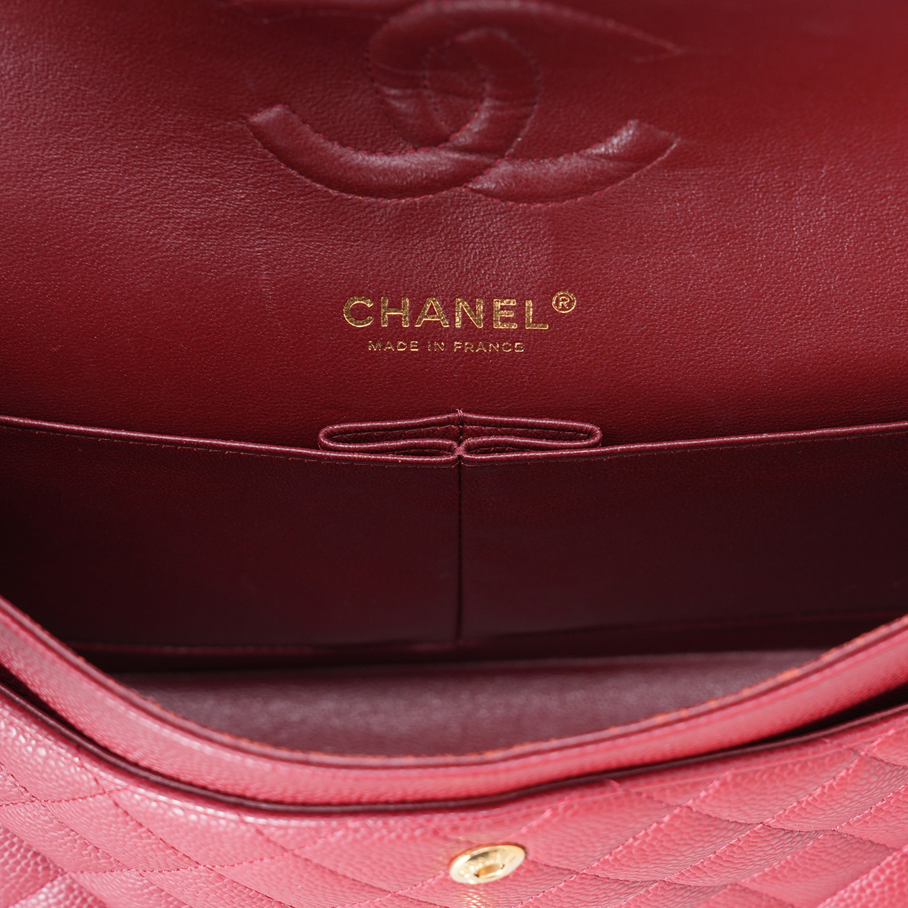 CHANEL(USED)샤넬 캐비어 클래식 미듐 플랩백