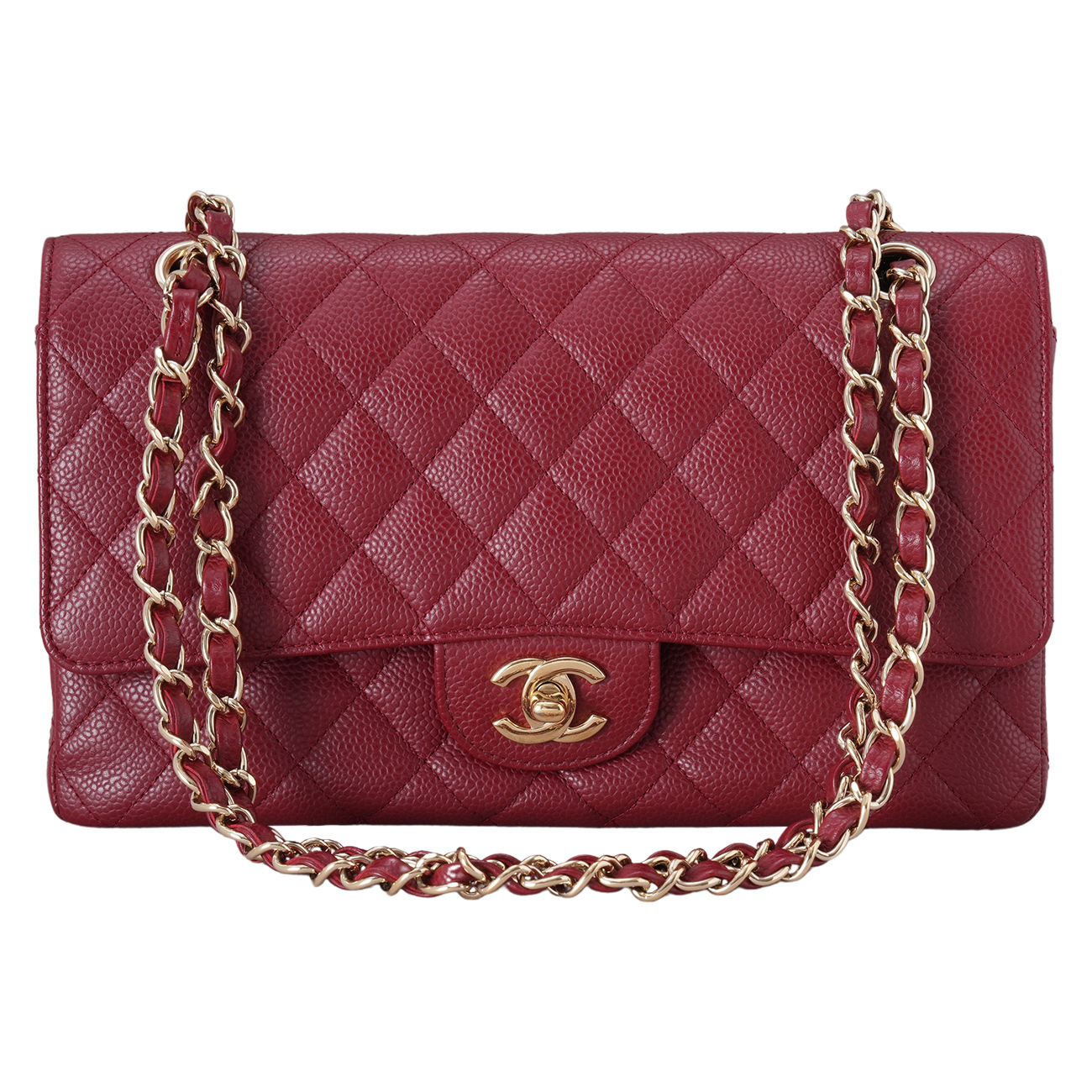 CHANEL(USED)샤넬 캐비어 클래식 미듐 플랩백