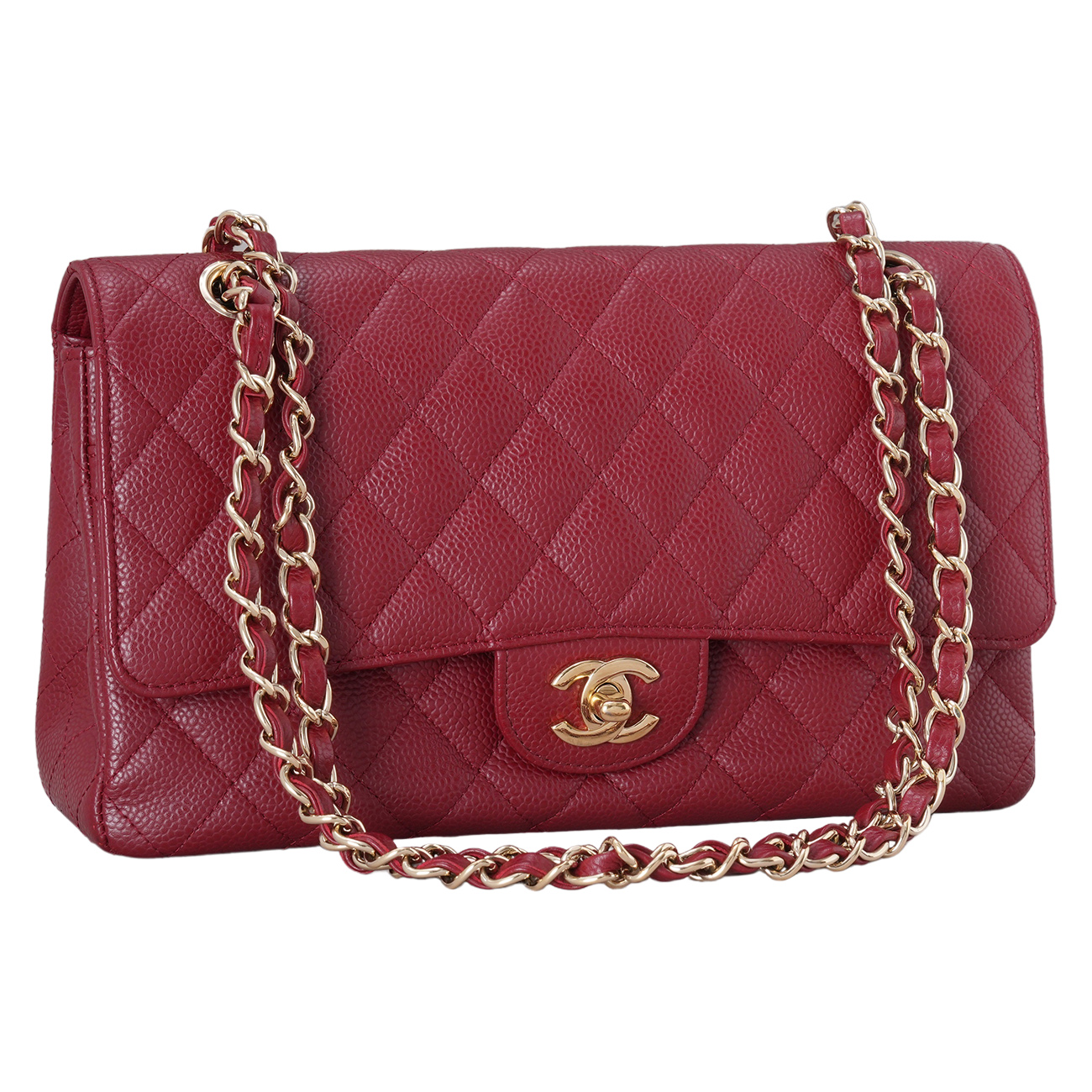 CHANEL(USED)샤넬 캐비어 클래식 미듐 플랩백