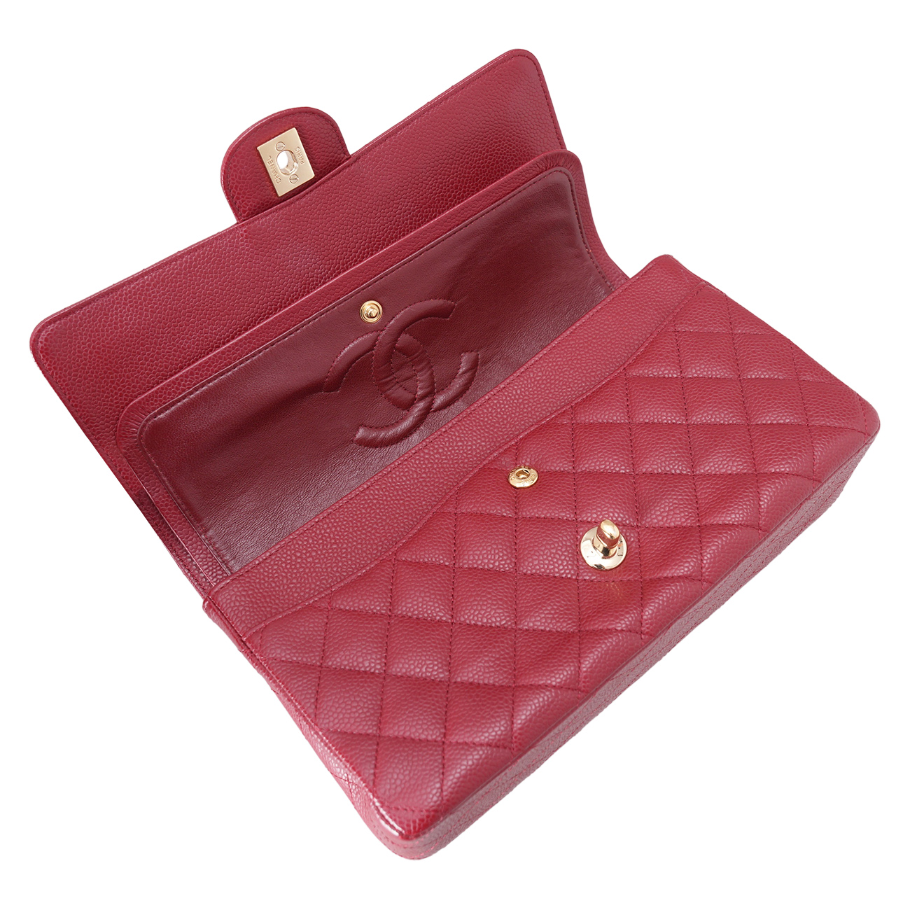 CHANEL(USED)샤넬 캐비어 클래식 미듐 플랩백