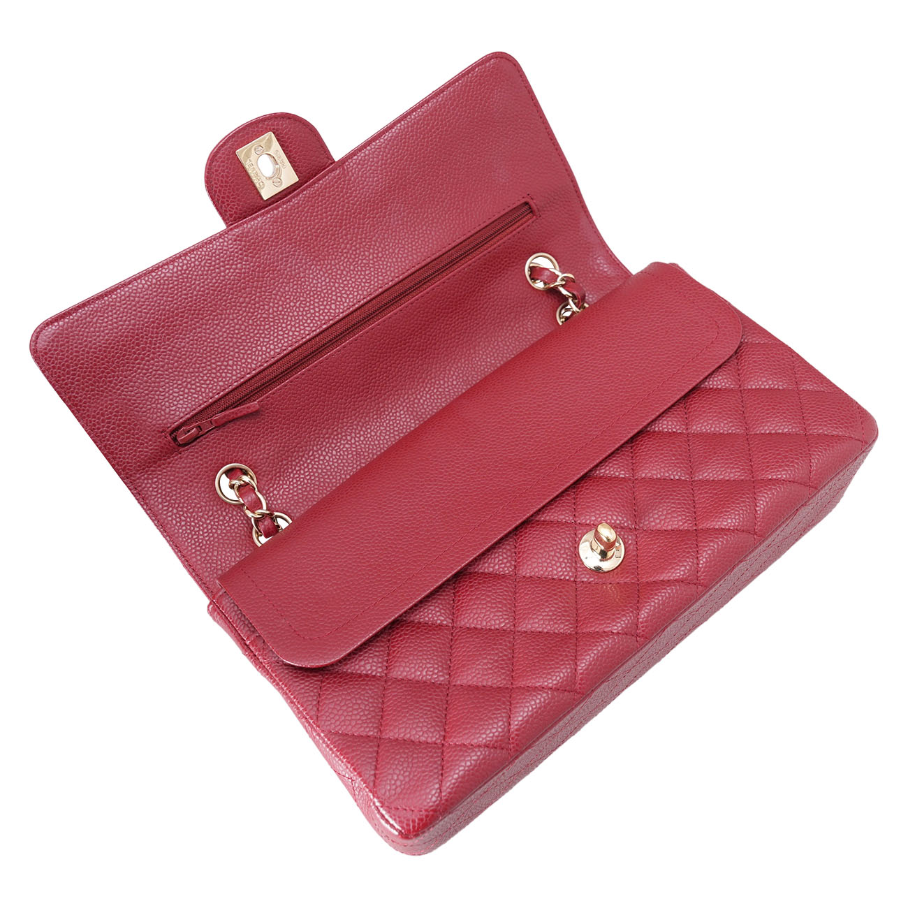 CHANEL(USED)샤넬 캐비어 클래식 미듐 플랩백